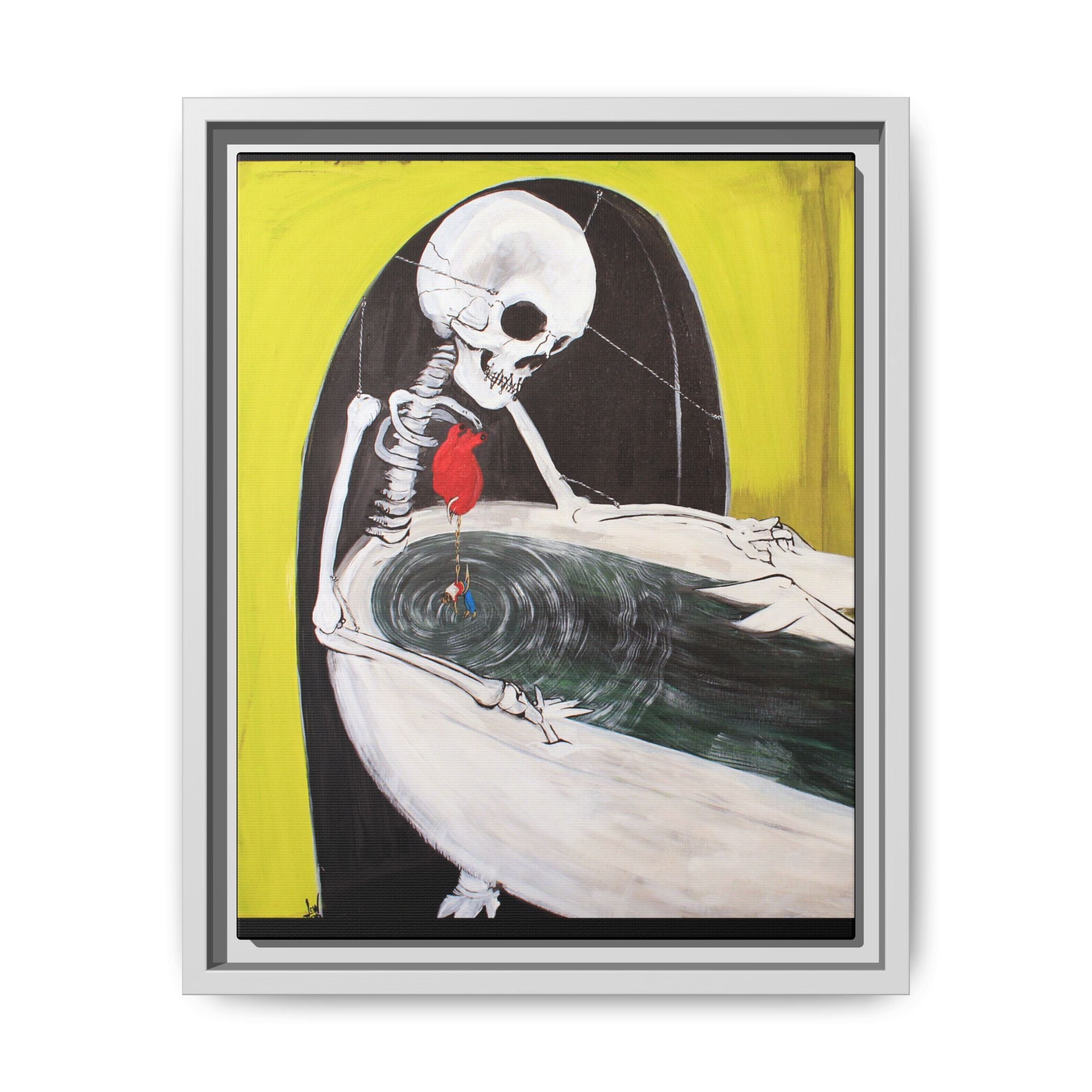 Broken Canvas Print by Larry White