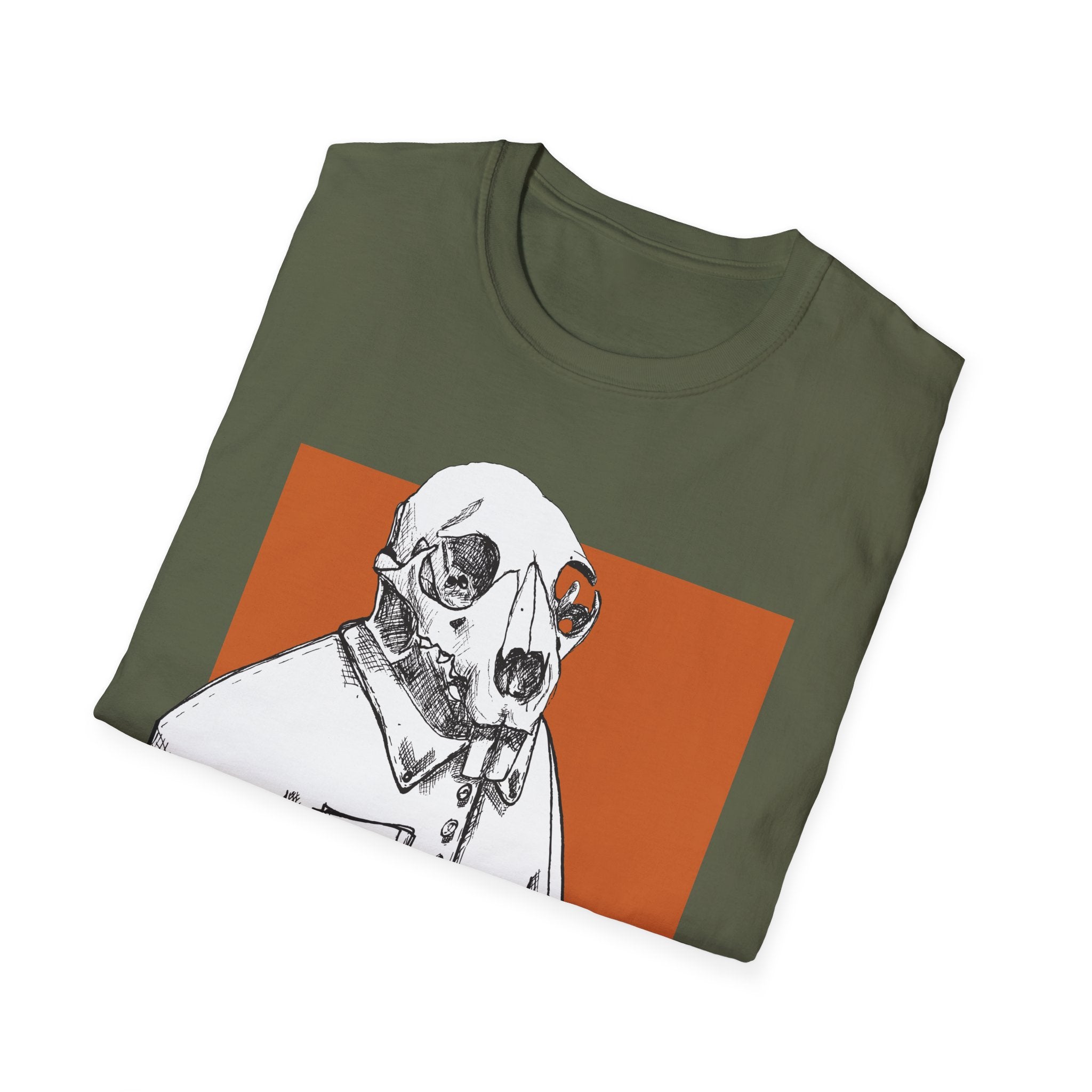 Beaver Man Skull T-Shirt