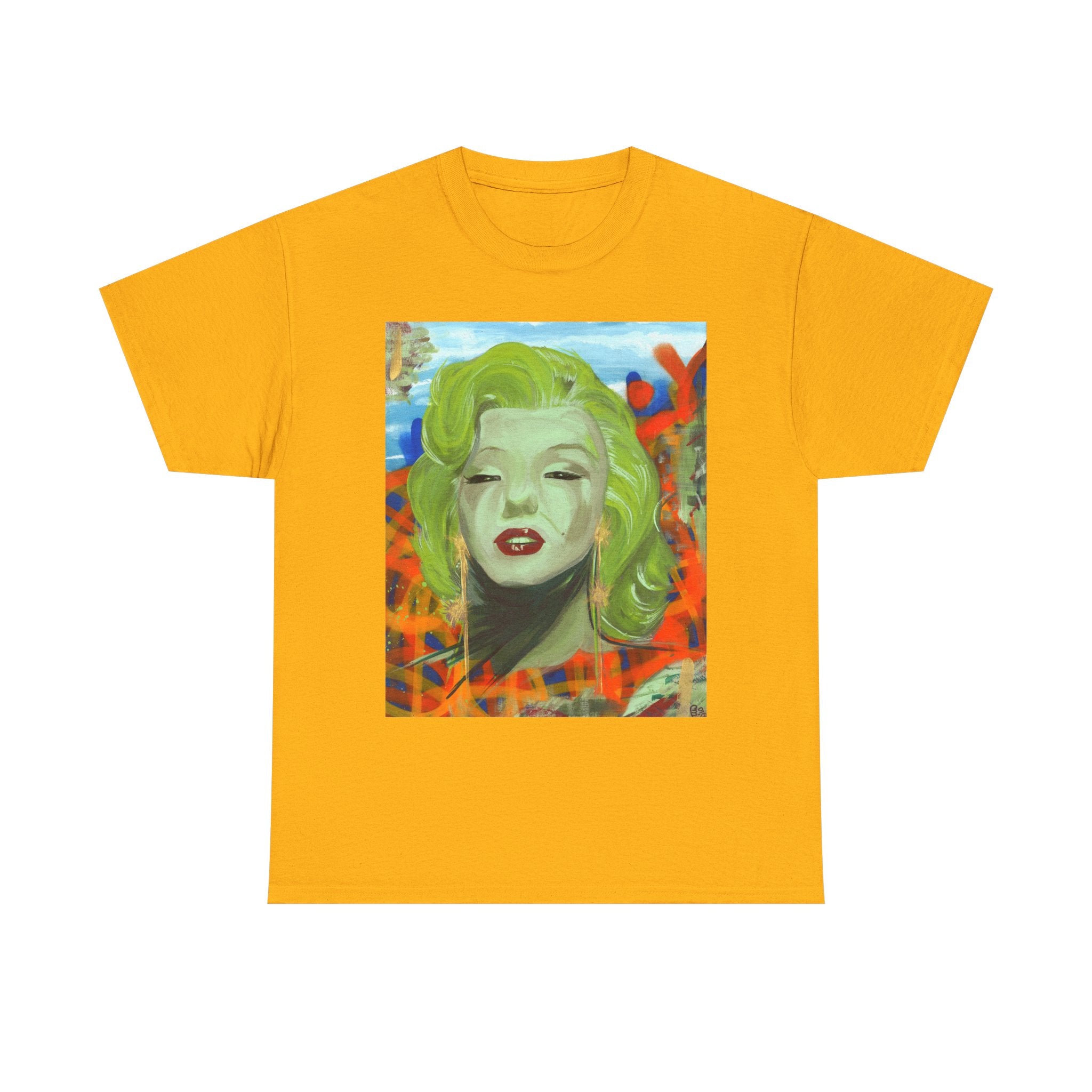 "Girls best friend" Marilyn Pop Art T-Shirt by Larry White