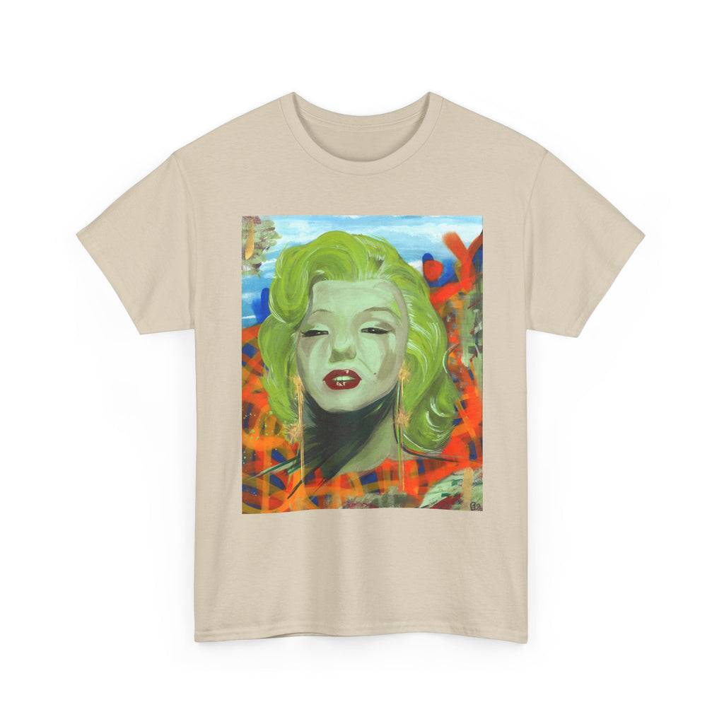 "Girls best friend" Marilyn Pop Art T-Shirt by Larry White