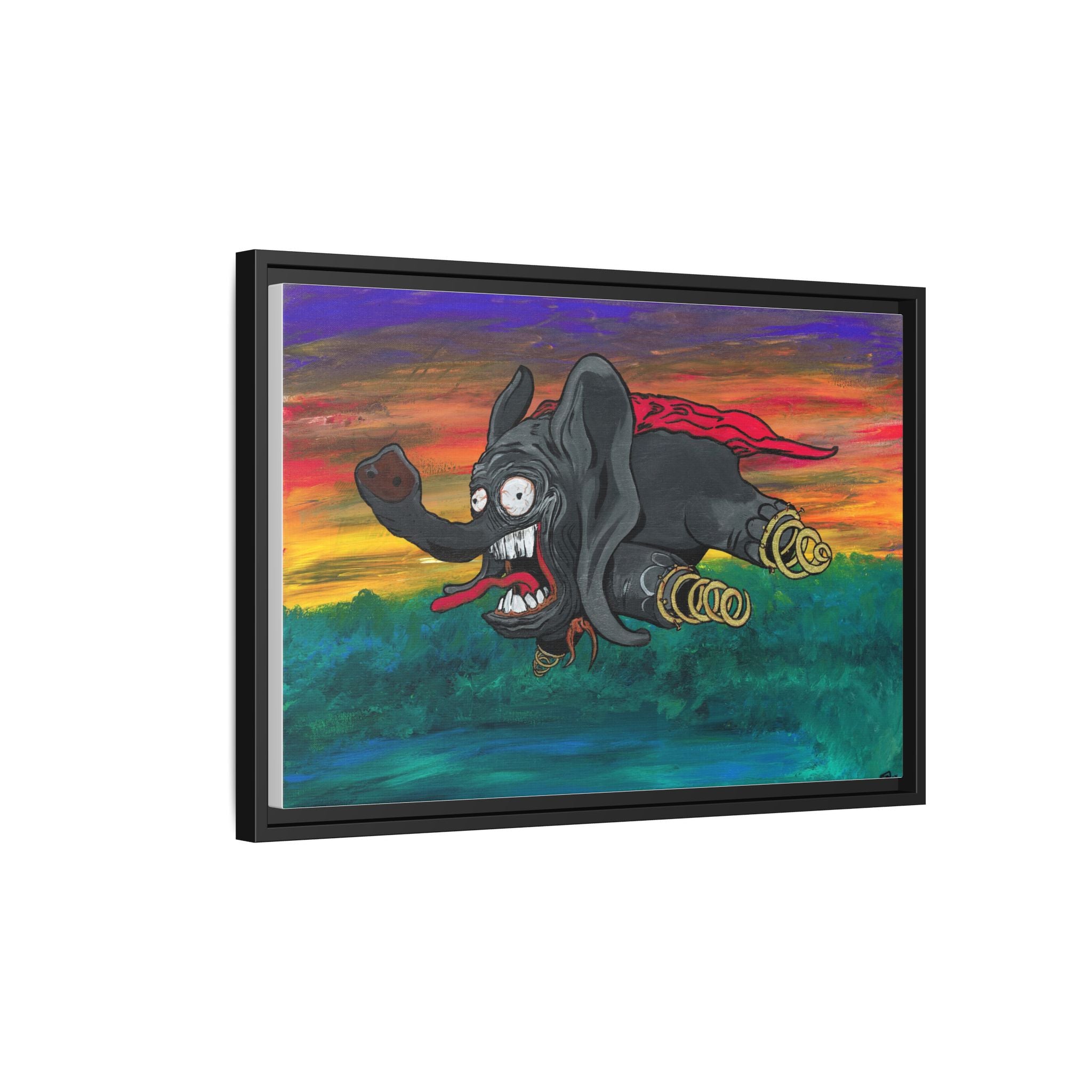 Dumbo Matte Framed Canvas — by Larry White