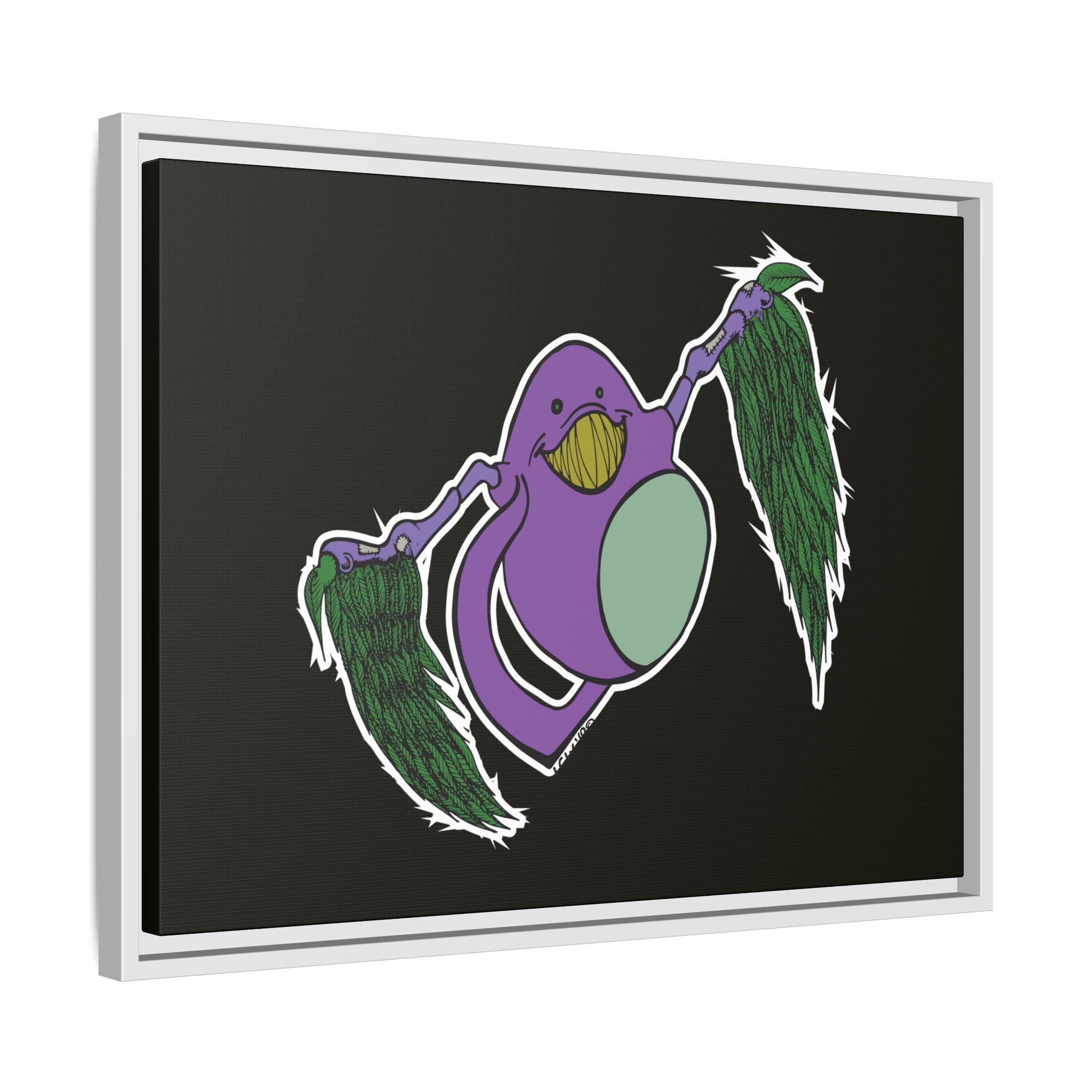 "Fly Guy" Framed Matte Canvas Art —By Larry White
