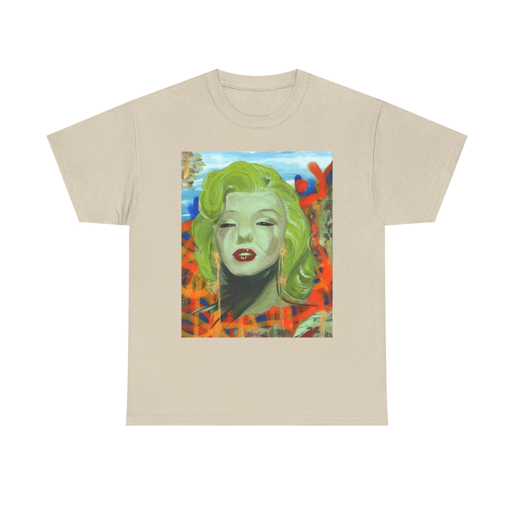 "Girls best friend" Marilyn Pop Art T-Shirt by Larry White