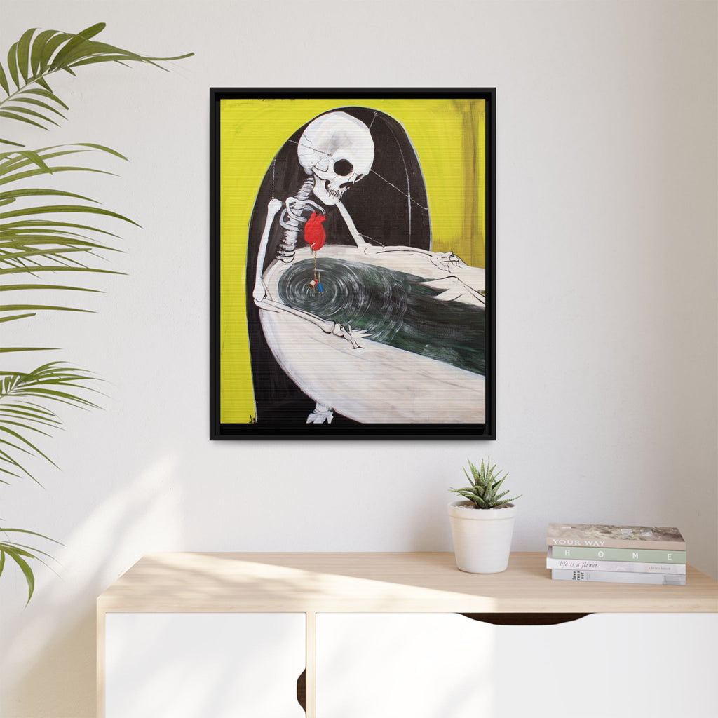 Broken Canvas Print by Larry White