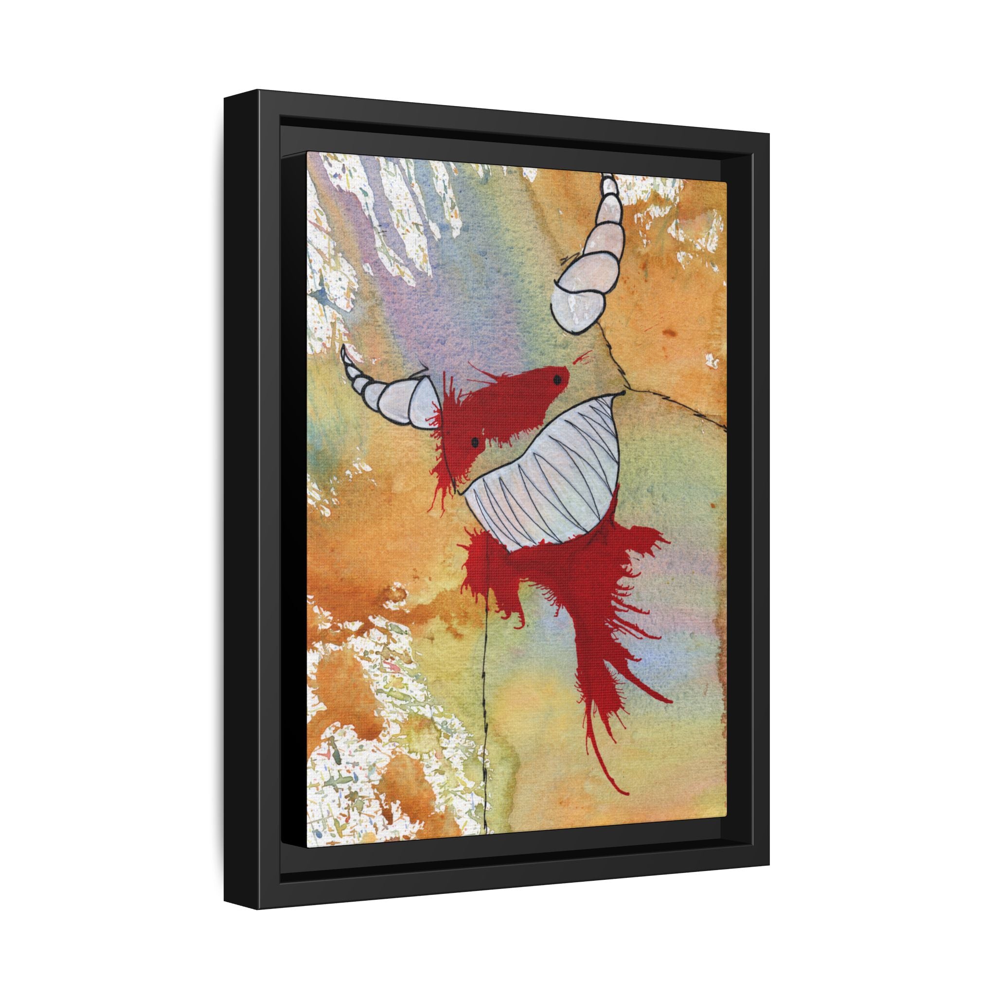 M is for Monster Canvas Print — By Larry White