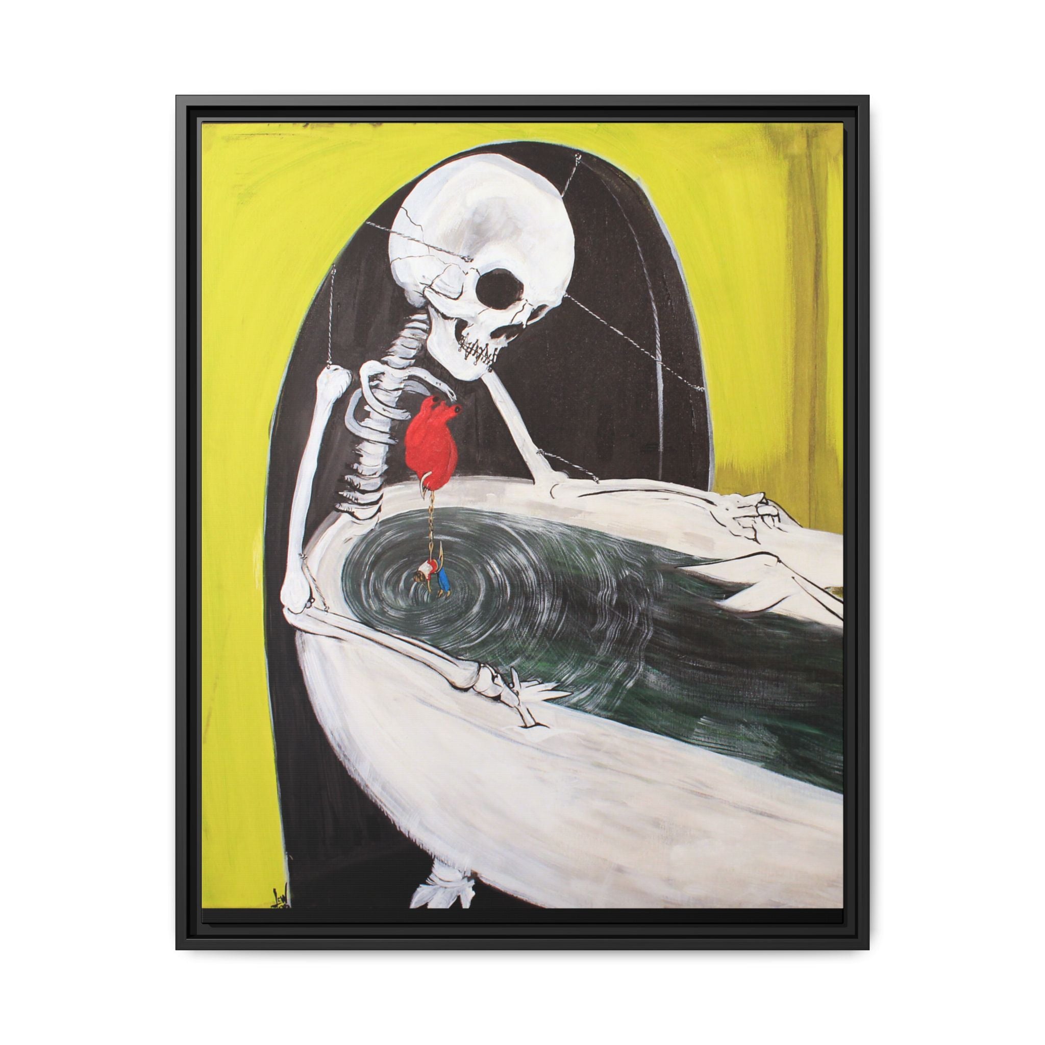 Broken Canvas Print by Larry White