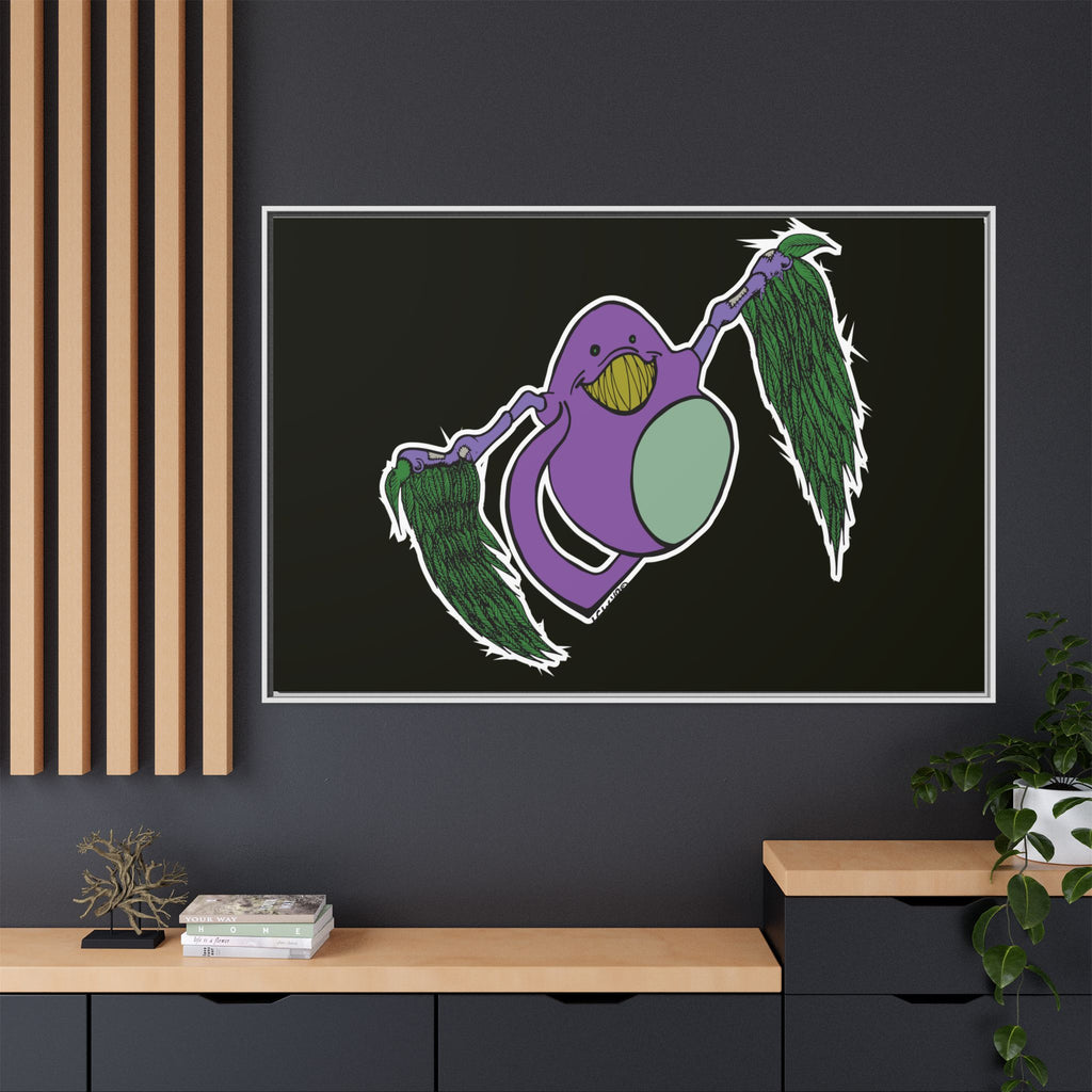 "Fly Guy" Framed Matte Canvas Art —By Larry White