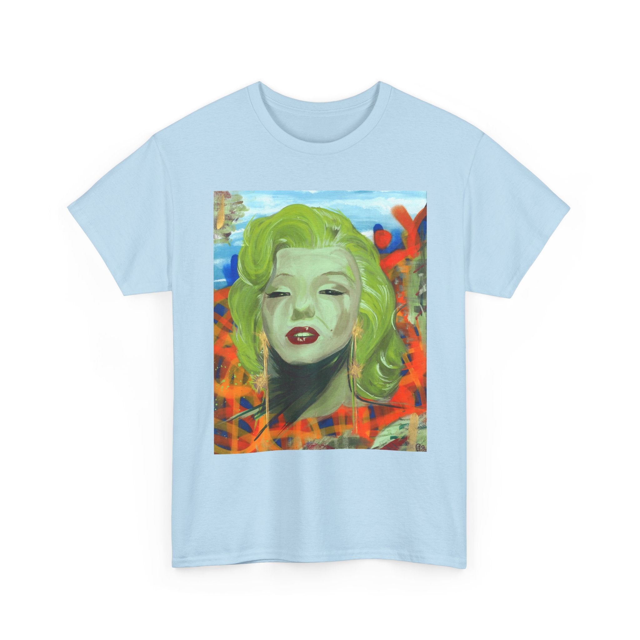 "Girls best friend" Marilyn Pop Art T-Shirt by Larry White