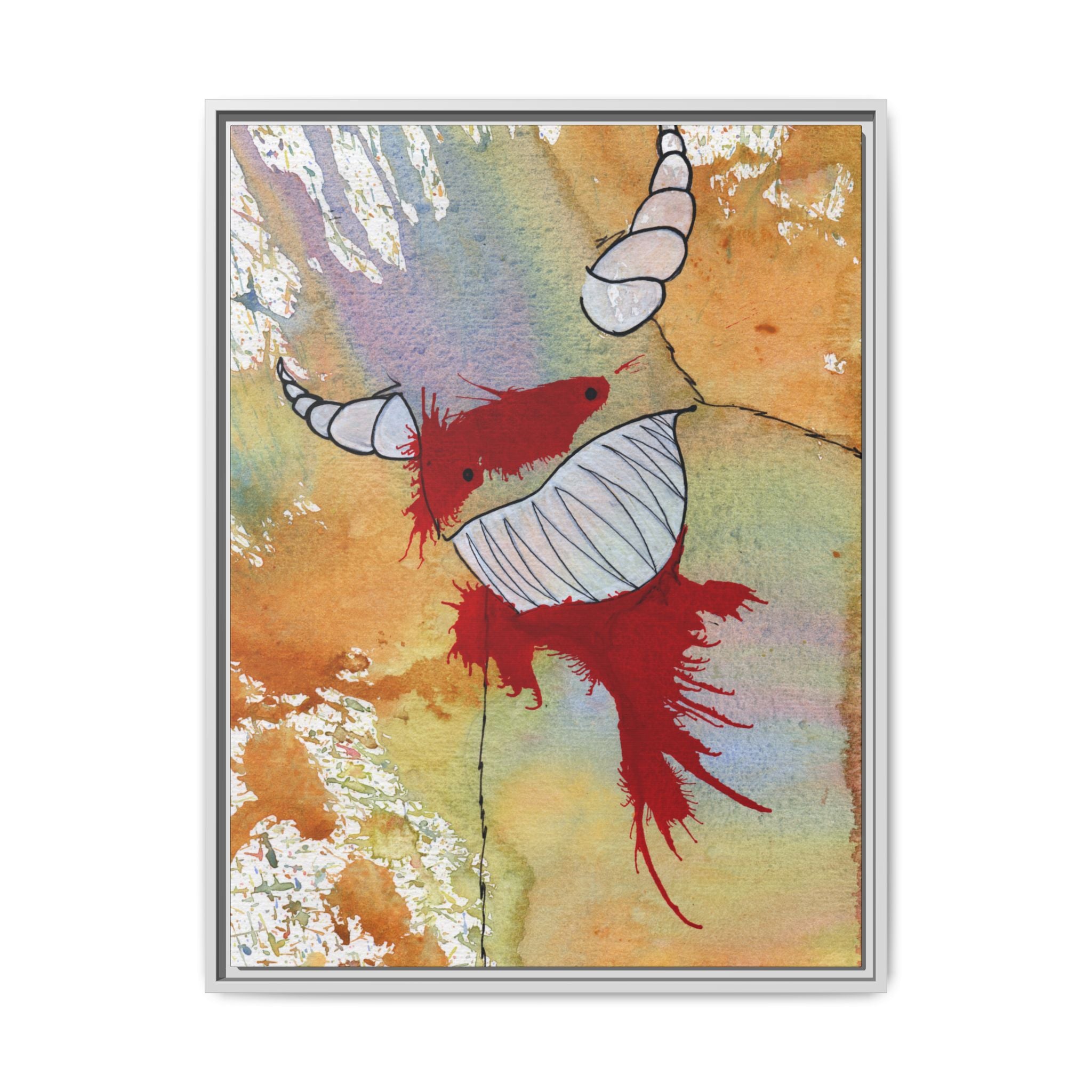 M is for Monster Canvas Print — By Larry White