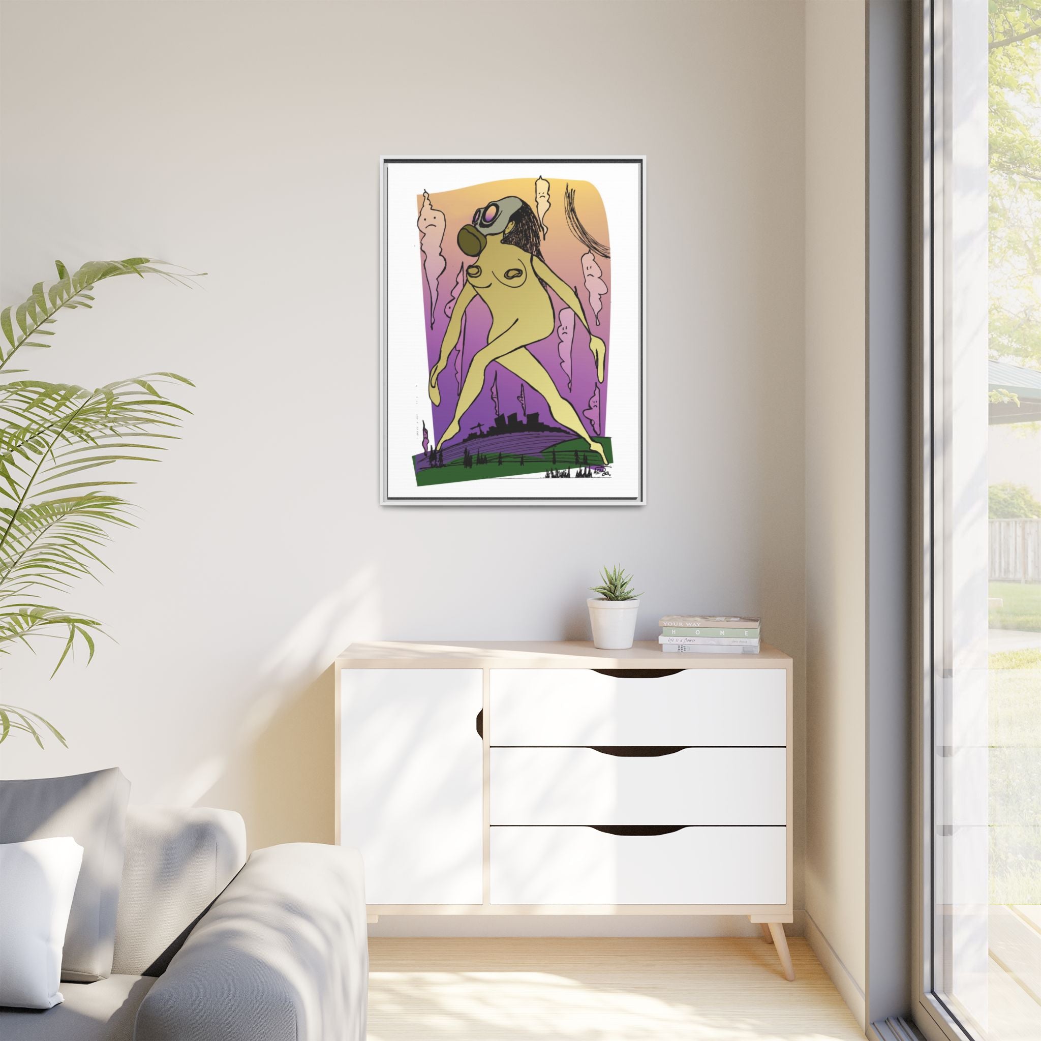 "Mother Nature"  Framed Canvas Print By Larry White