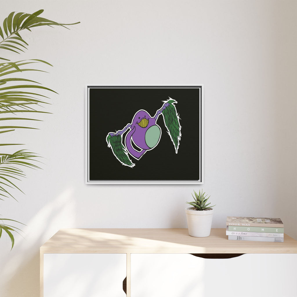 "Fly Guy" Framed Matte Canvas Art —By Larry White