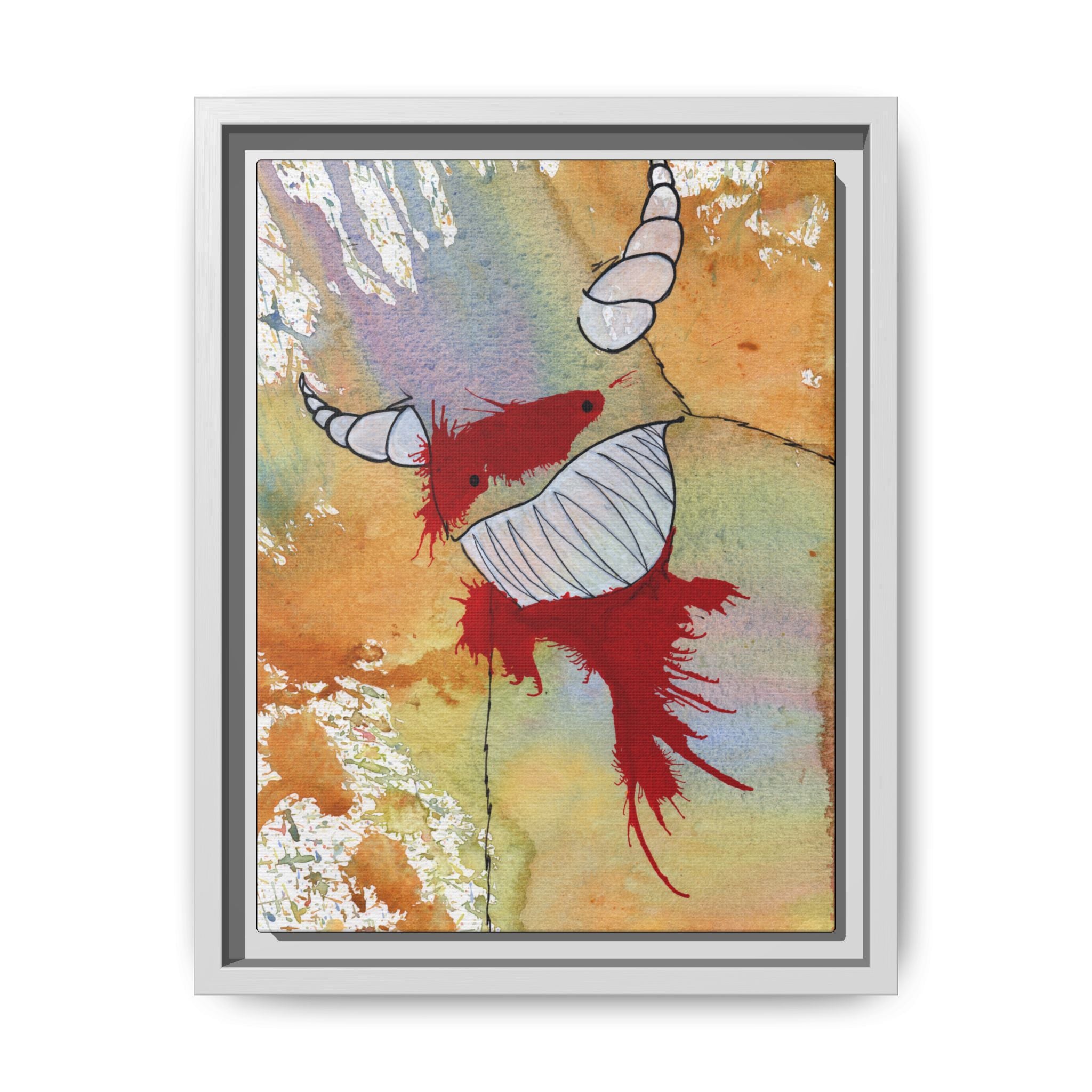 M is for Monster Canvas Print — By Larry White