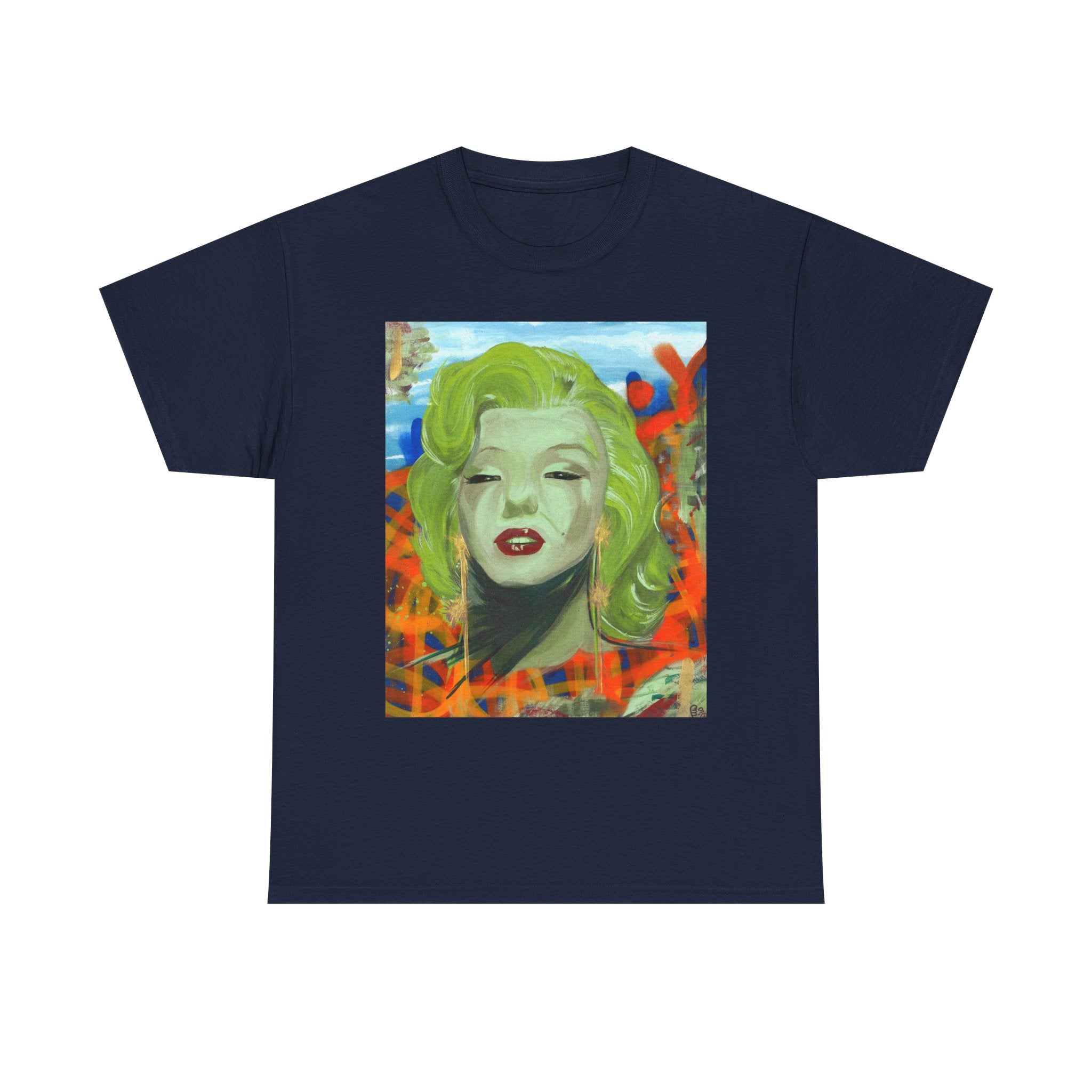 "Girls best friend" Marilyn Pop Art T-Shirt by Larry White