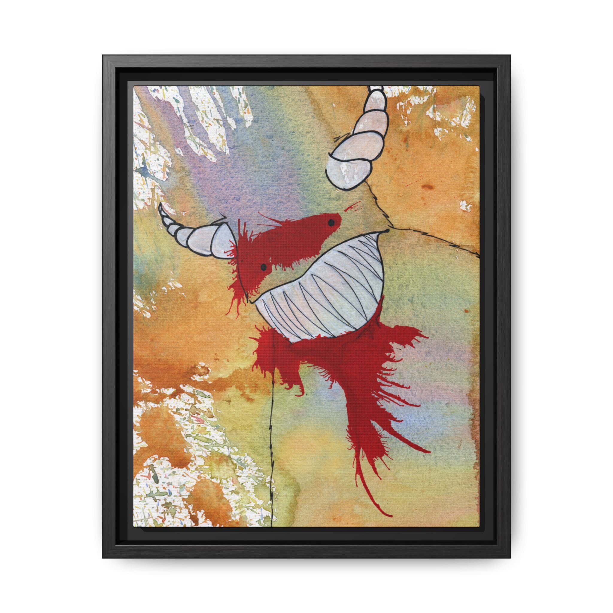 M is for Monster Canvas Print — By Larry White