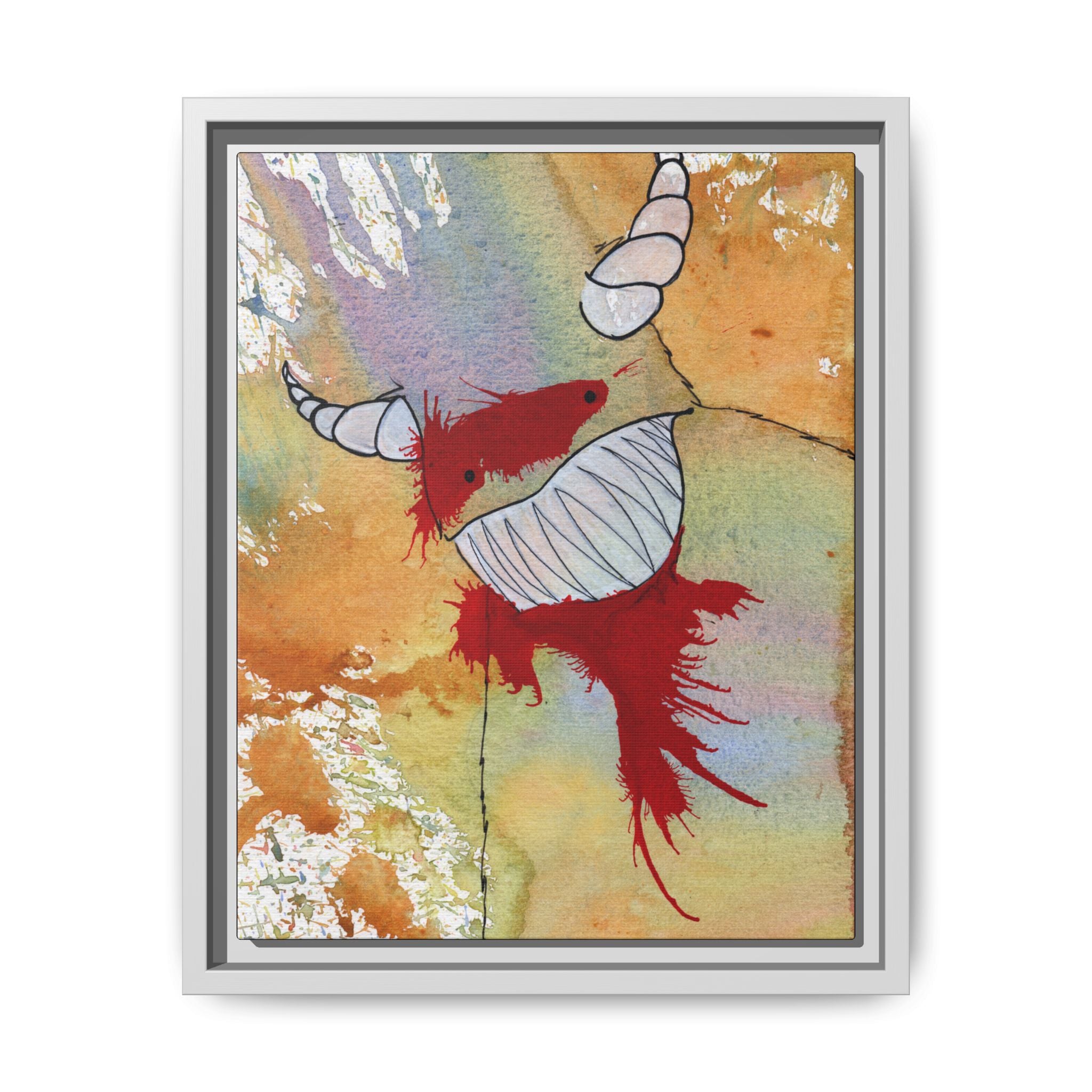 M is for Monster Canvas Print — By Larry White