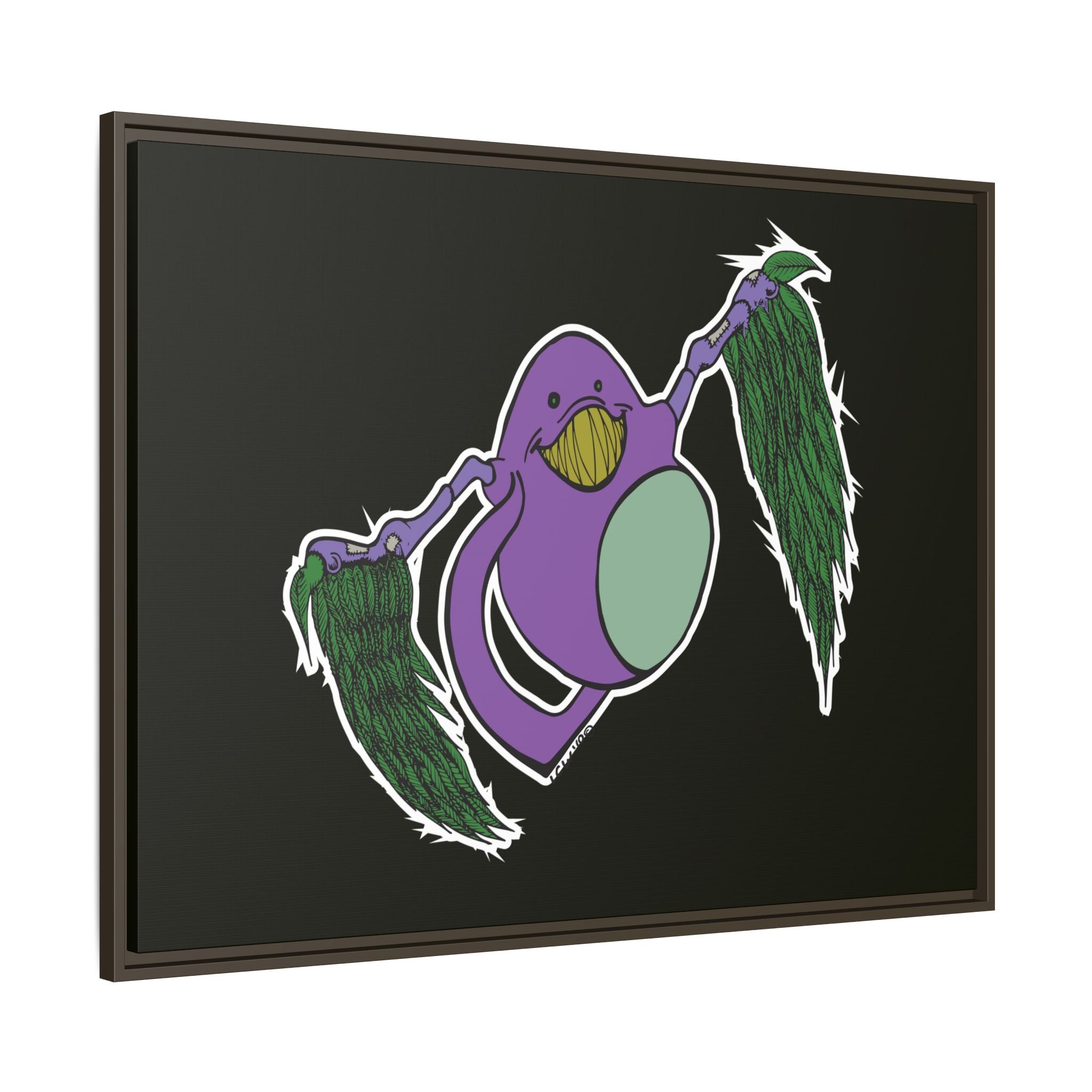 "Fly Guy" Framed Matte Canvas Art —By Larry White