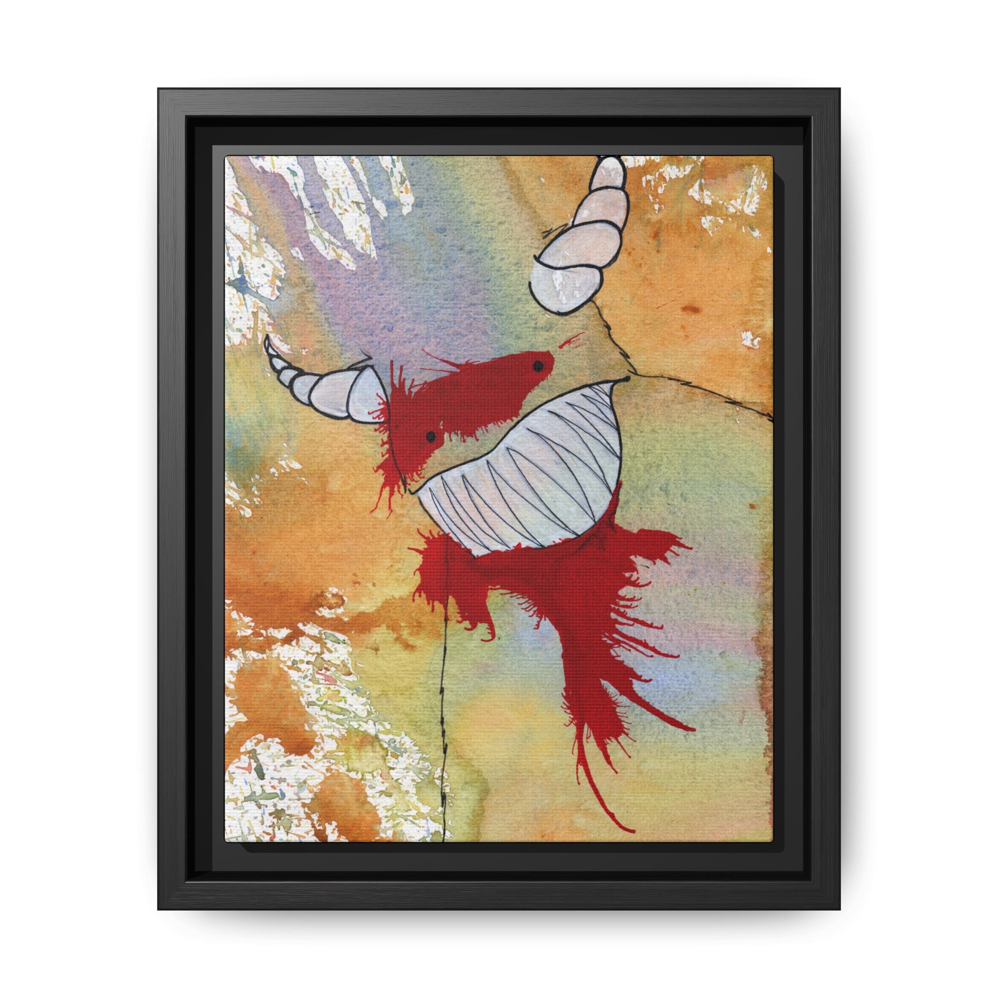 M is for Monster Canvas Print — By Larry White