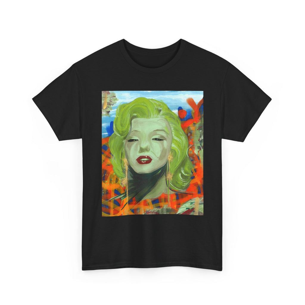 "Girls best friend" Marilyn Pop Art T-Shirt by Larry White