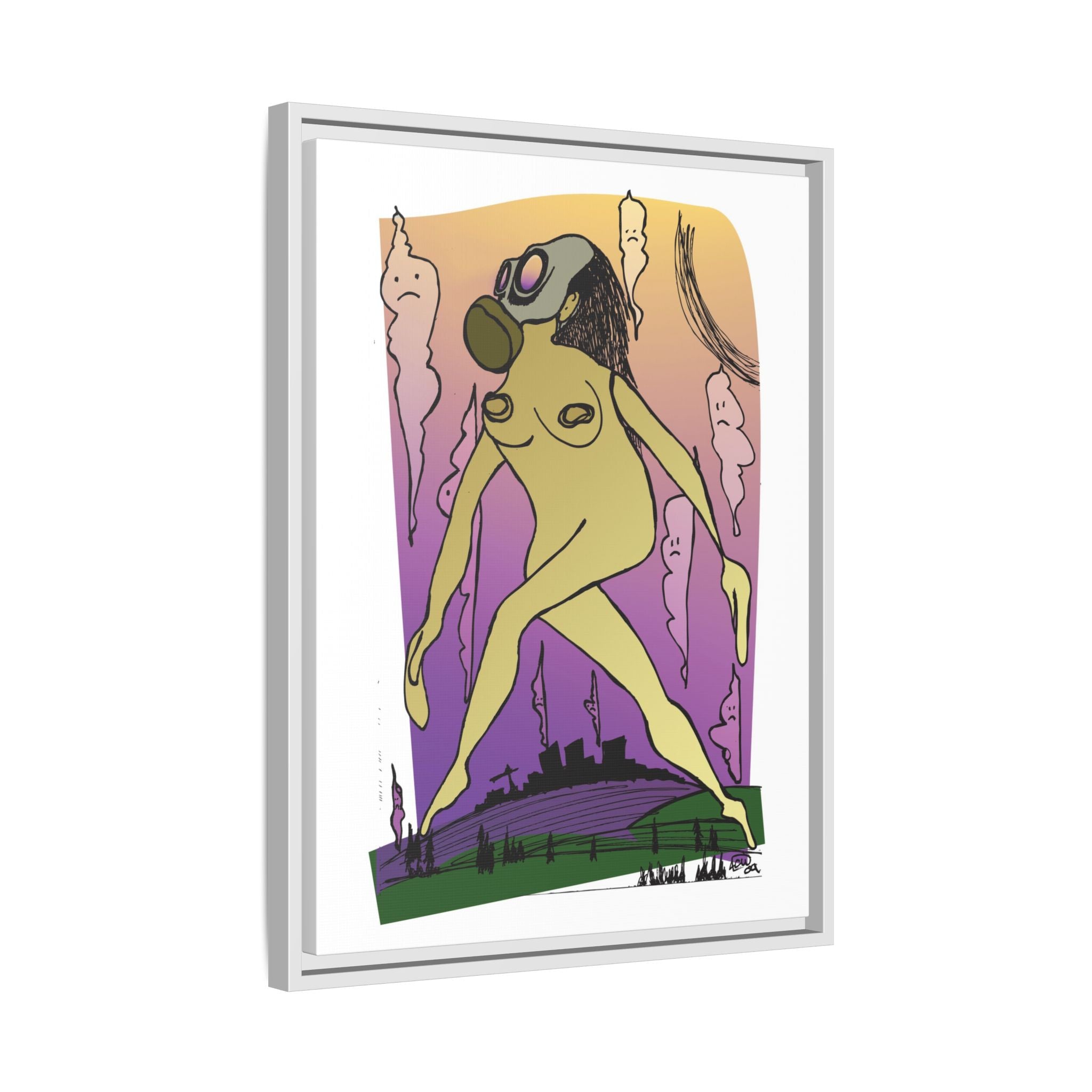 "Mother Nature"  Framed Canvas Print By Larry White