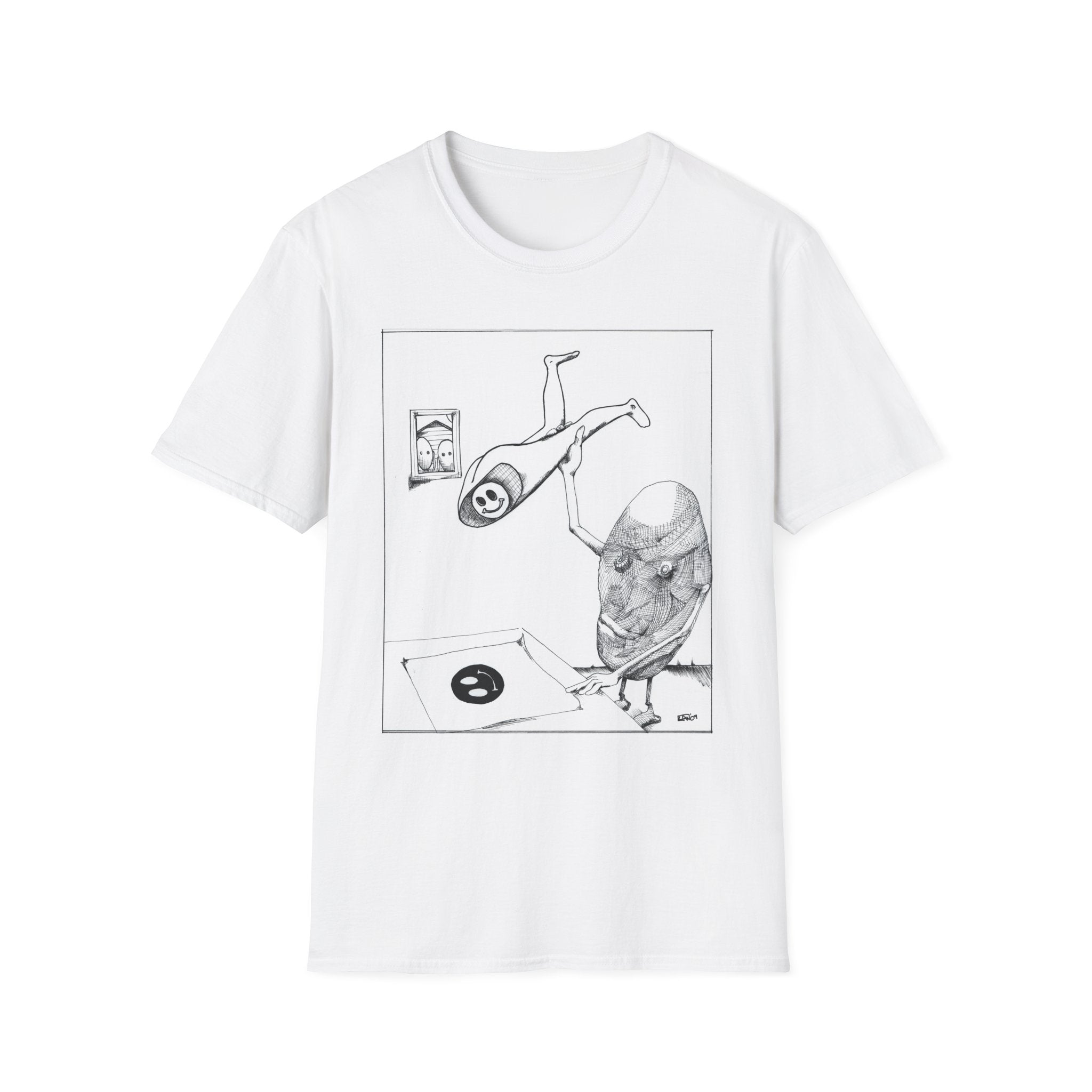 Person Print Graphic T-Shirt — "Person" Artwork by Larry White