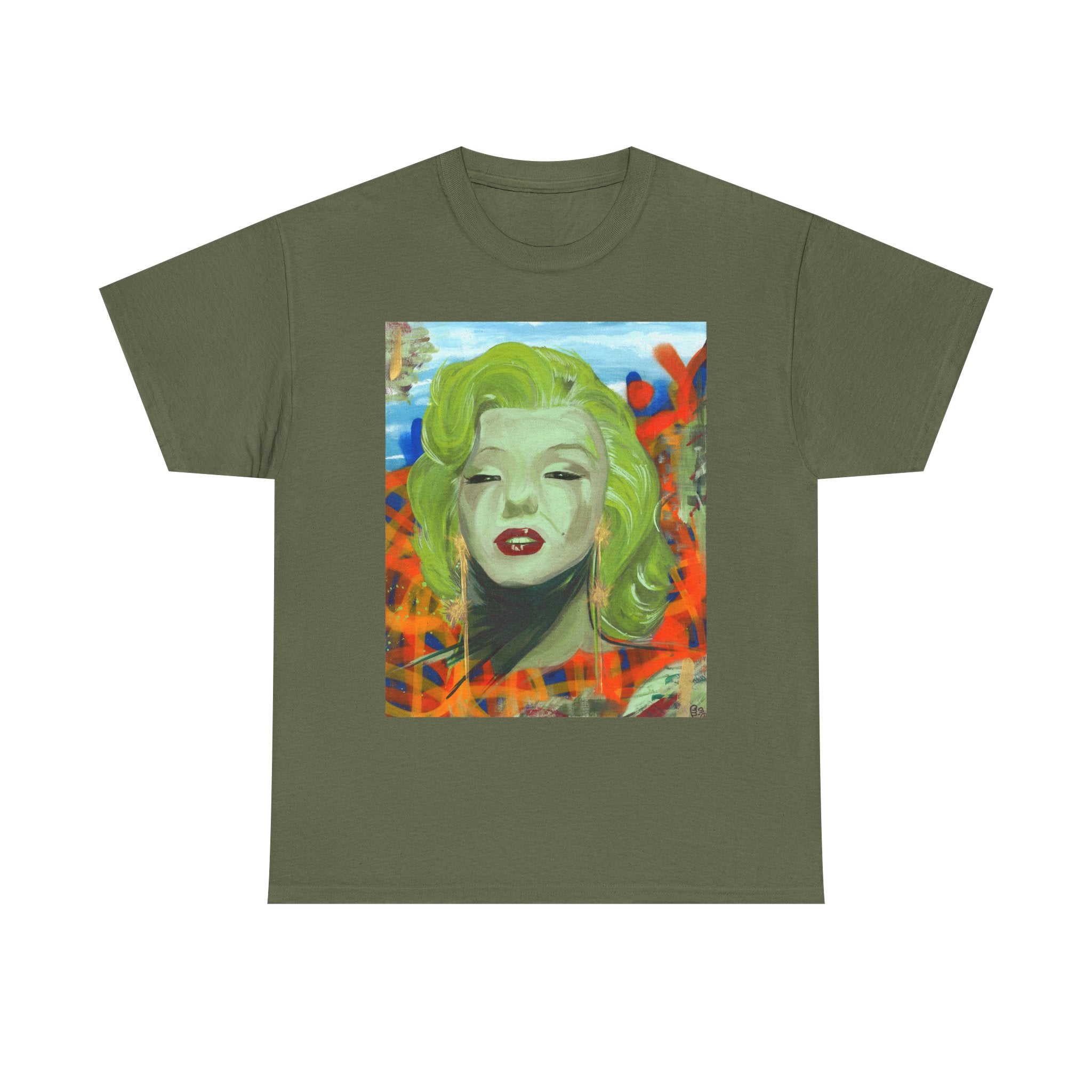 "Girls best friend" Marilyn Pop Art T-Shirt by Larry White