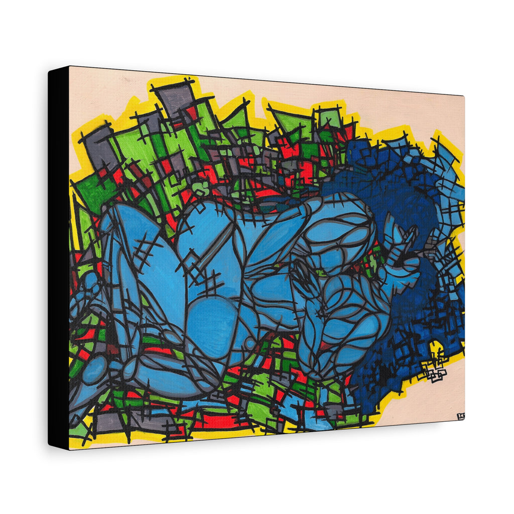 Matte Canvas Print — "Obsession" Abstract Love Art by Larry White