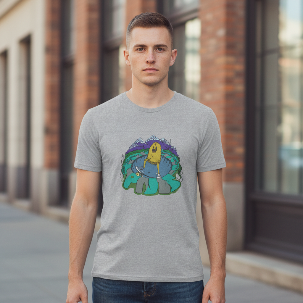 Skate PNW Tee — Skateboard Graphic T-Shirt by Larry White