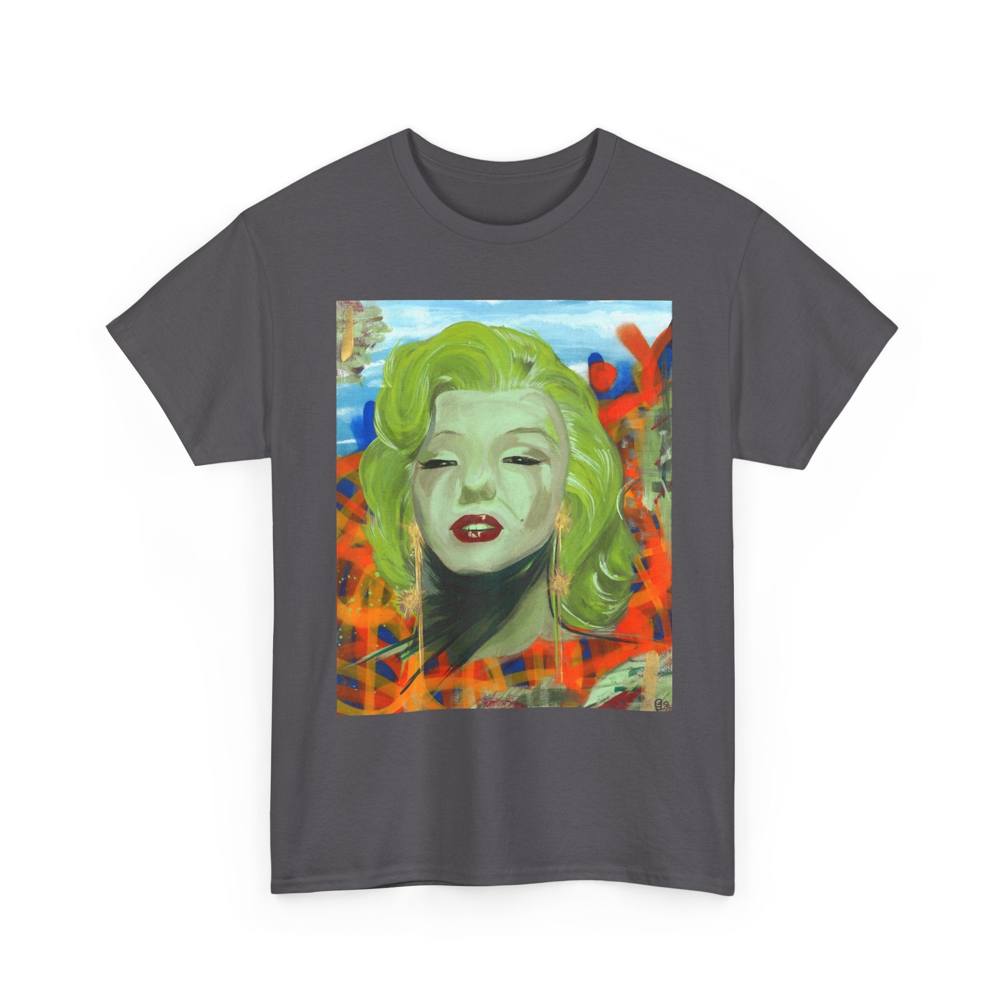 "Girls best friend" Marilyn Pop Art T-Shirt by Larry White