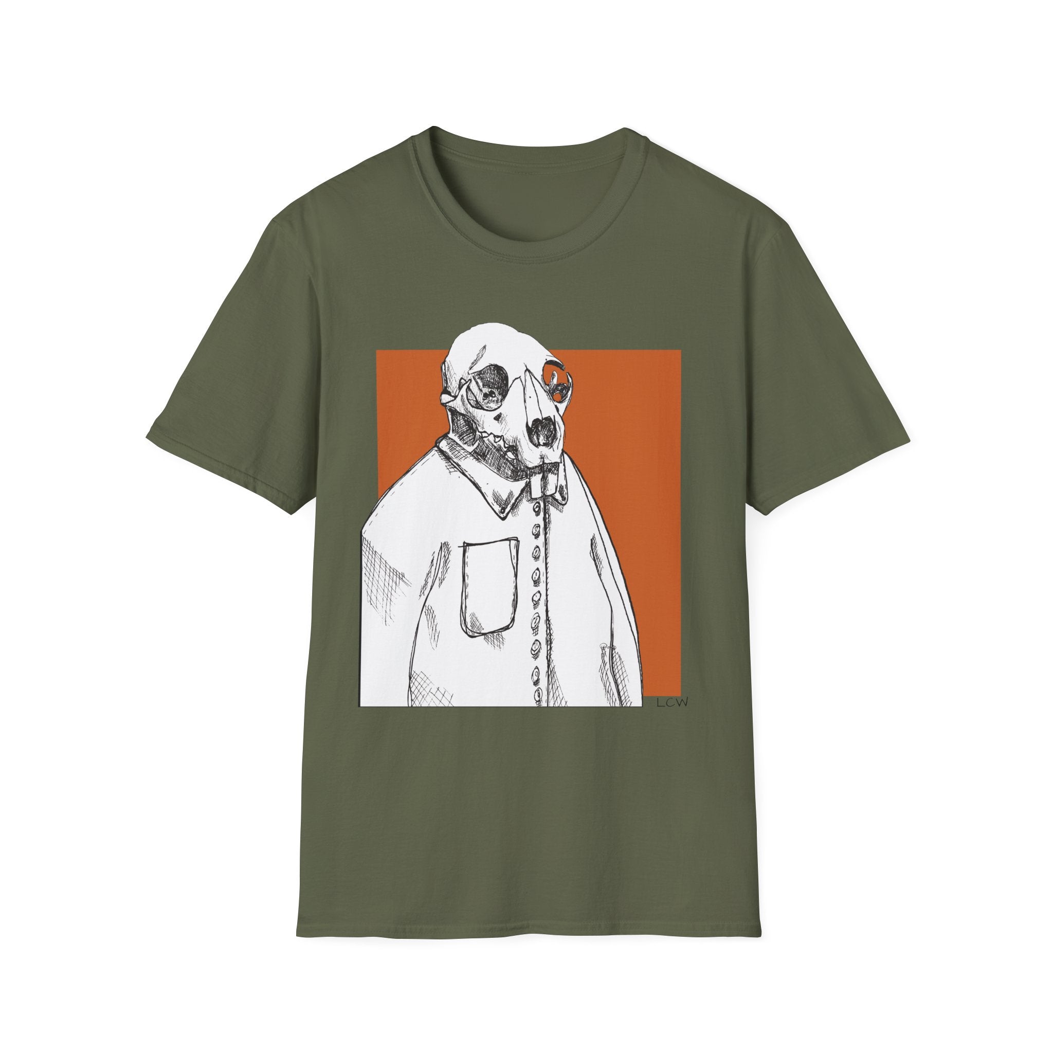 Beaver Man Skull T-Shirt