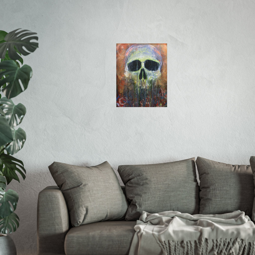 Fisherman's Friend Skull Art Poster — Dripping Fine Art Print by Larry White