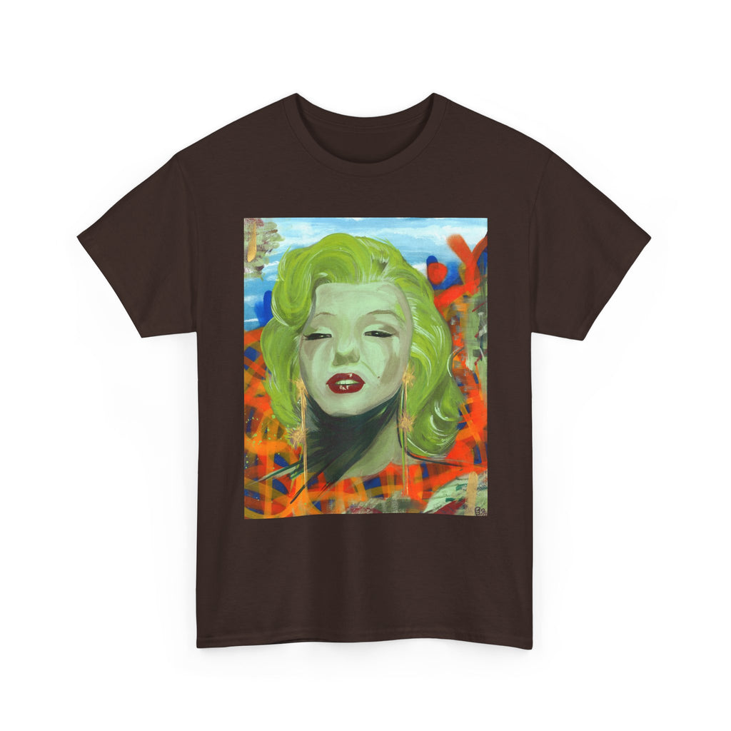 "Girls best friend" Marilyn Pop Art T-Shirt by Larry White