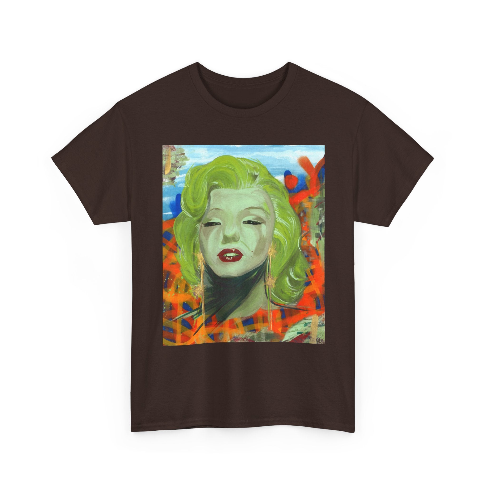 "Girls best friend" Marilyn Pop Art T-Shirt by Larry White