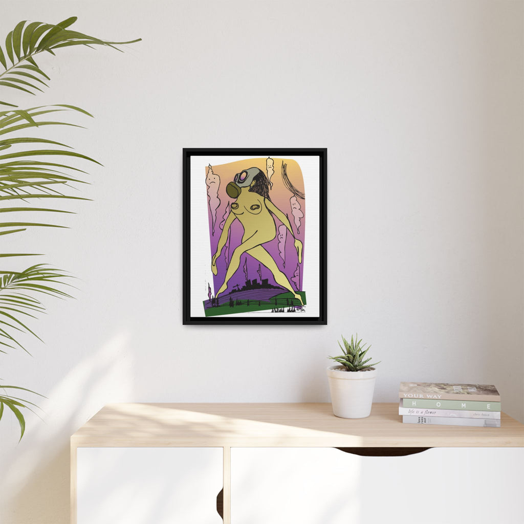 "Mother Nature"  Framed Canvas Print By Larry White