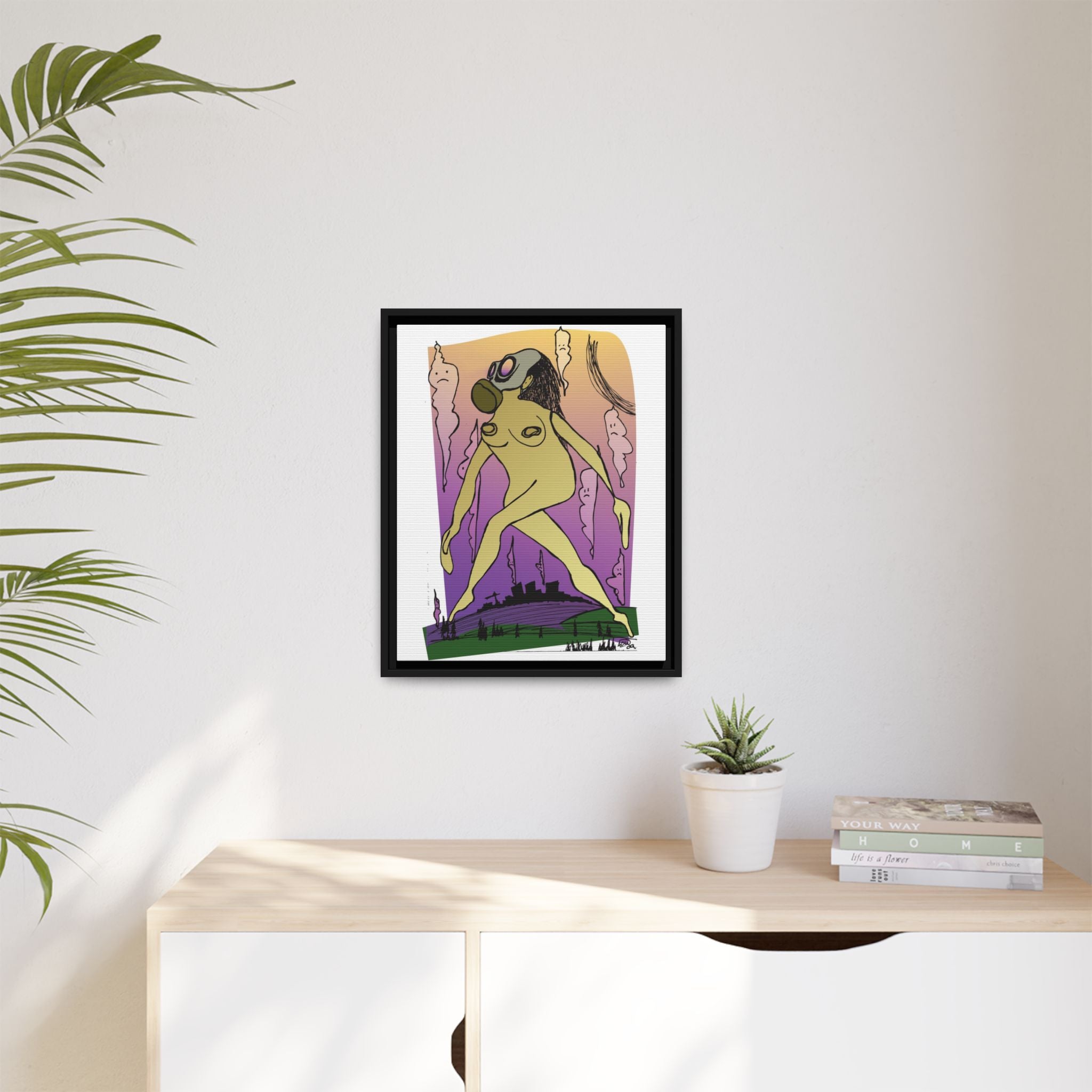 "Mother Nature"  Framed Canvas Print By Larry White