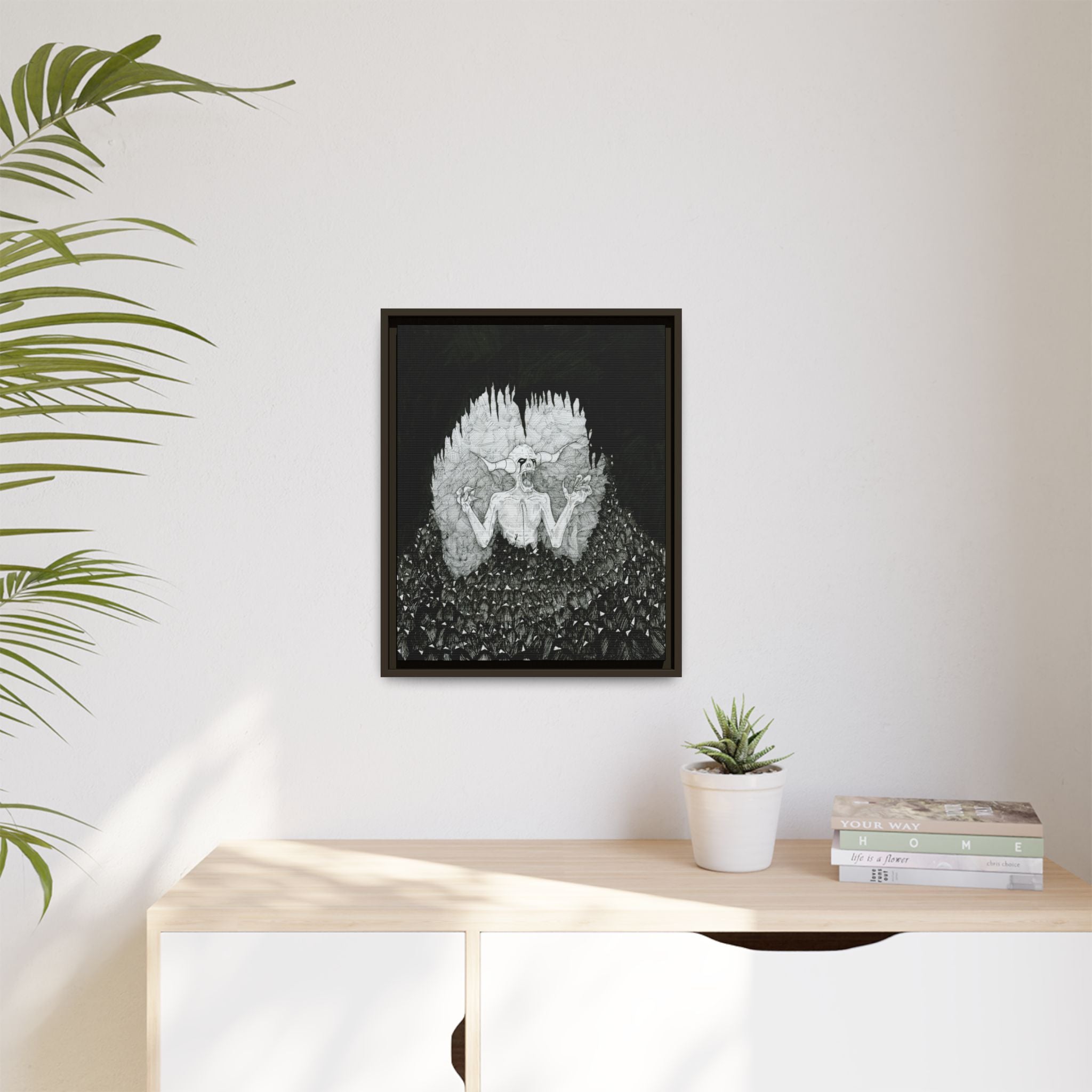 "The Fear" Canvas Print —by Larry White