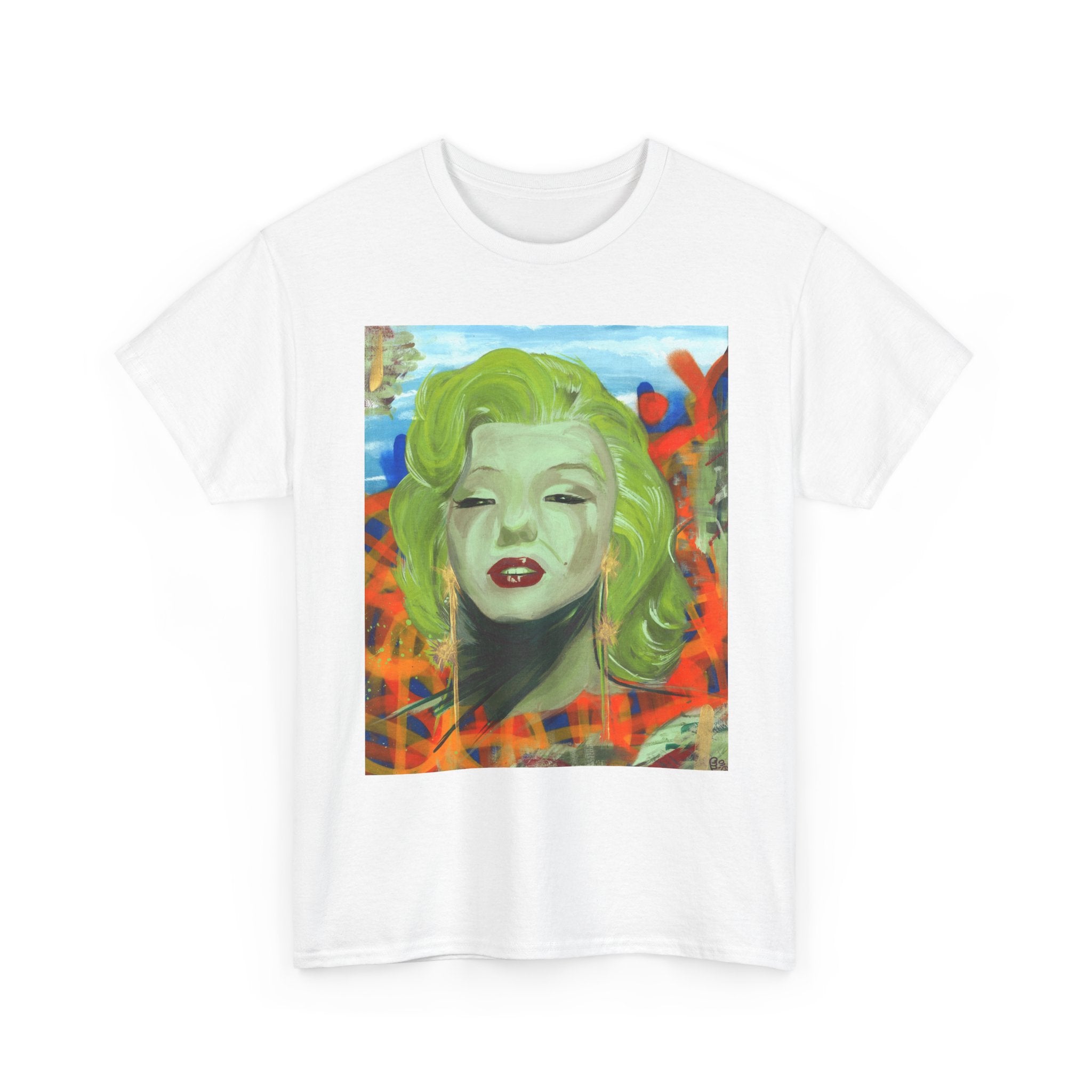 "Girls best friend" Marilyn Pop Art T-Shirt by Larry White