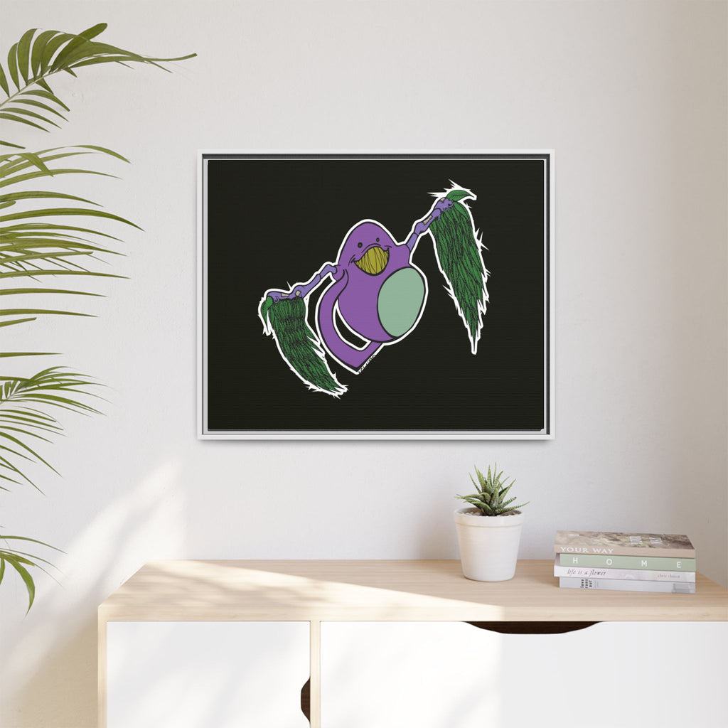 "Fly Guy" Framed Matte Canvas Art —By Larry White
