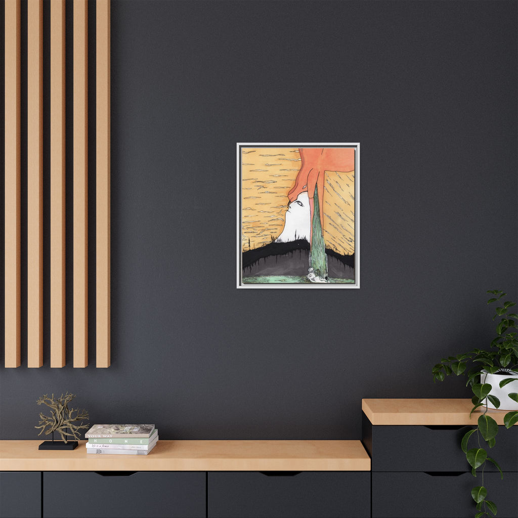 Surreal Sunrise Matte Canvas Print By Larry White