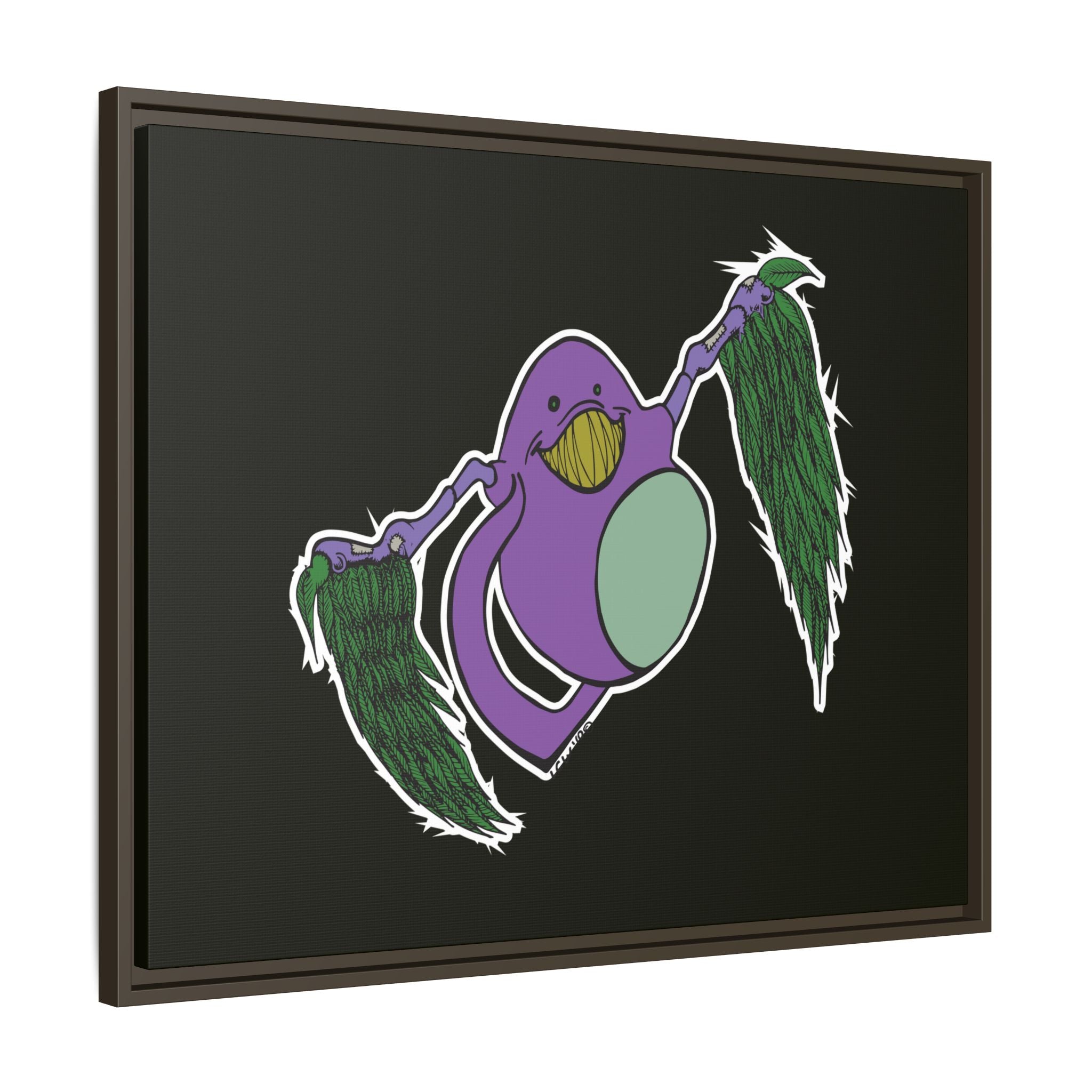 "Fly Guy" Framed Matte Canvas Art —By Larry White