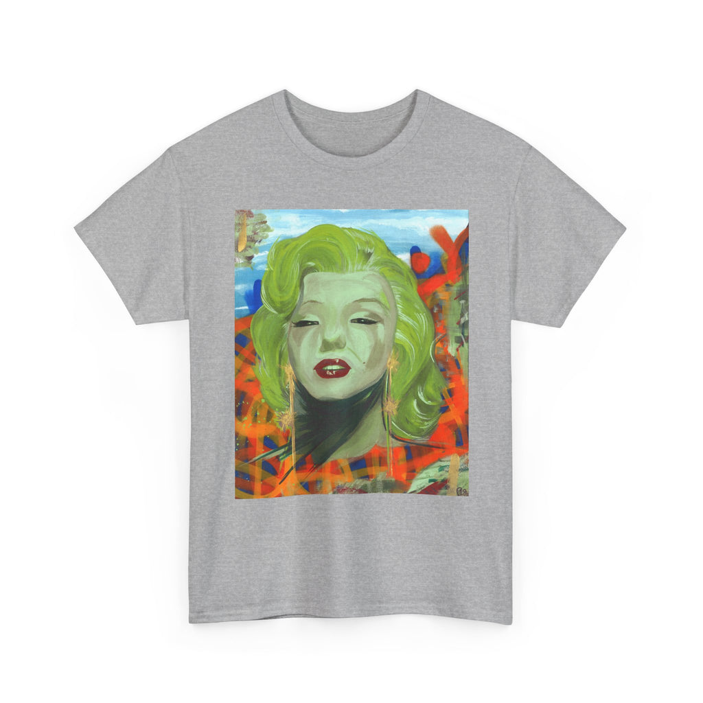 "Girls best friend" Marilyn Pop Art T-Shirt by Larry White