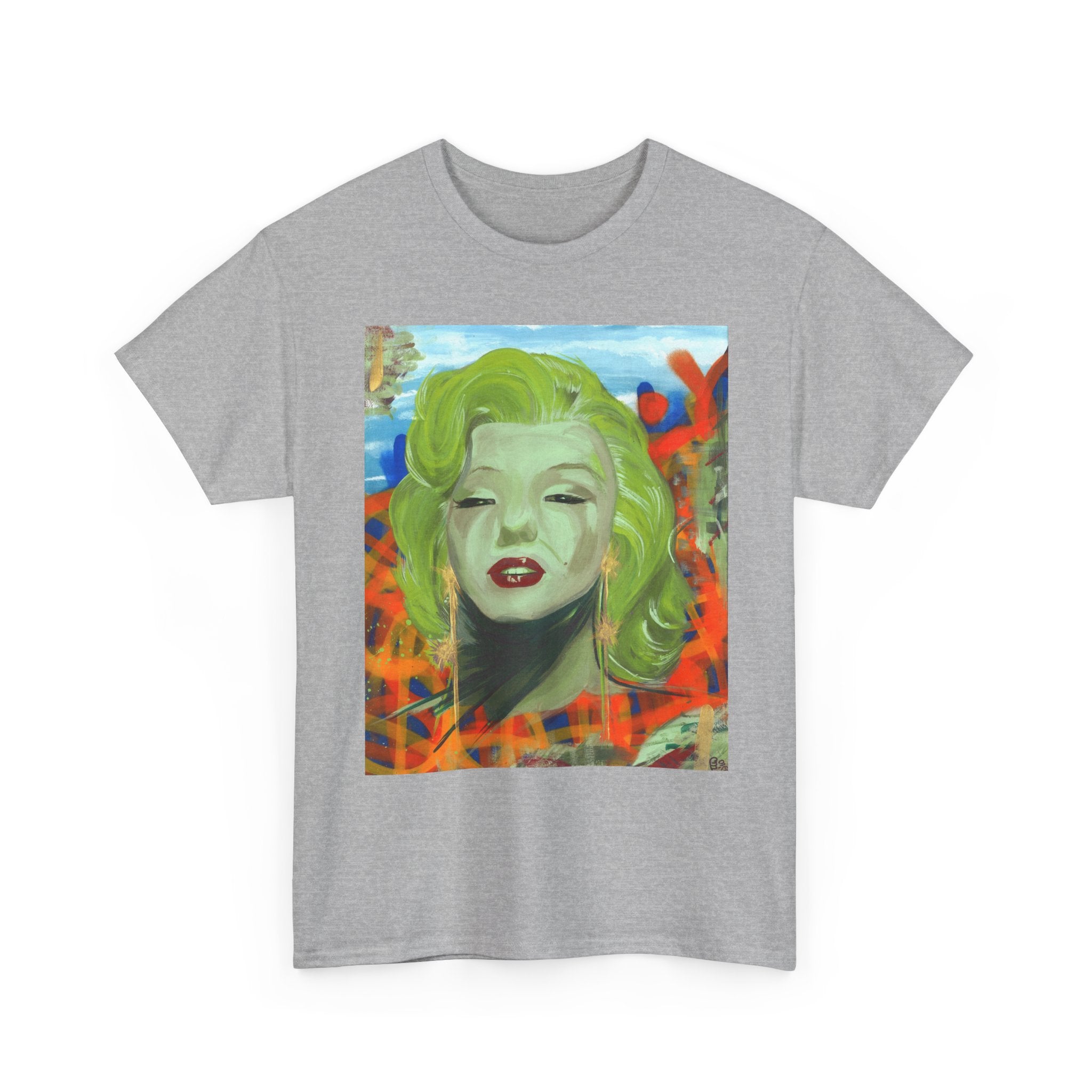 "Girls best friend" Marilyn Pop Art T-Shirt by Larry White