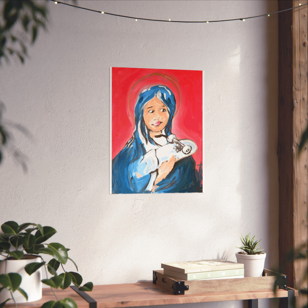 Immaculate Skateboard Faith Fine Art Poster