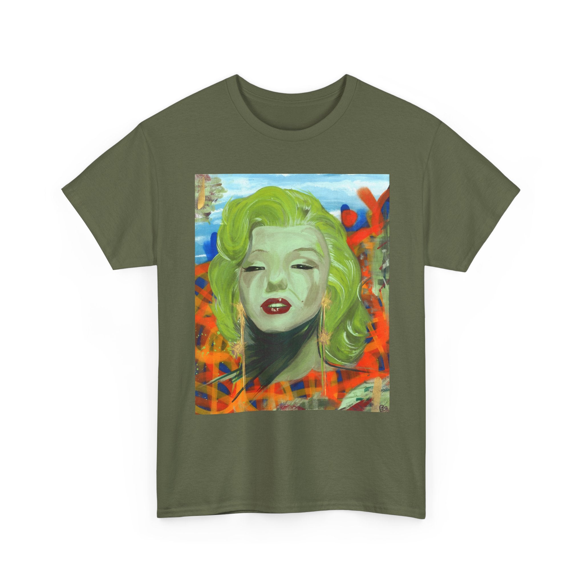 "Girls best friend" Marilyn Pop Art T-Shirt by Larry White
