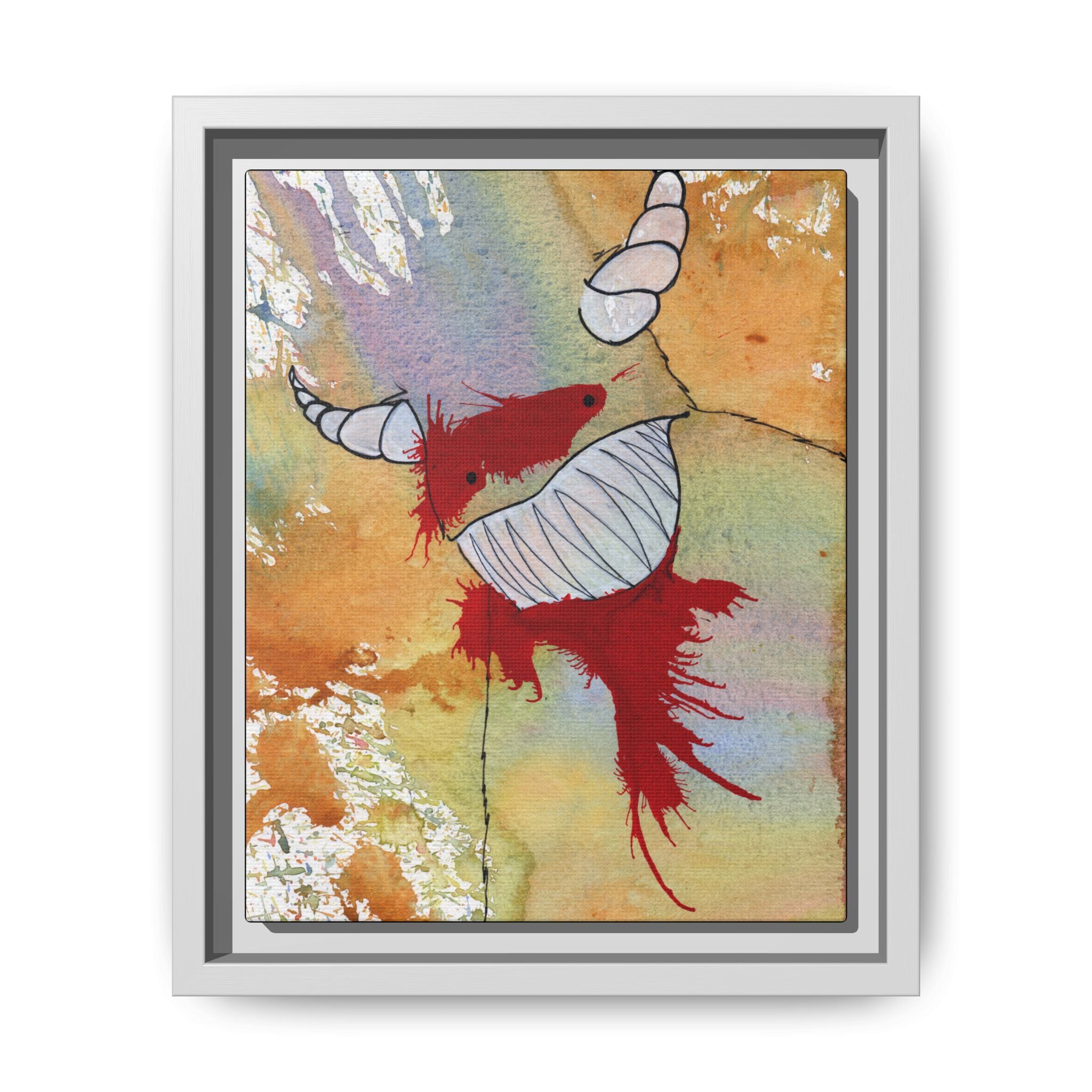 M is for Monster Canvas Print — By Larry White