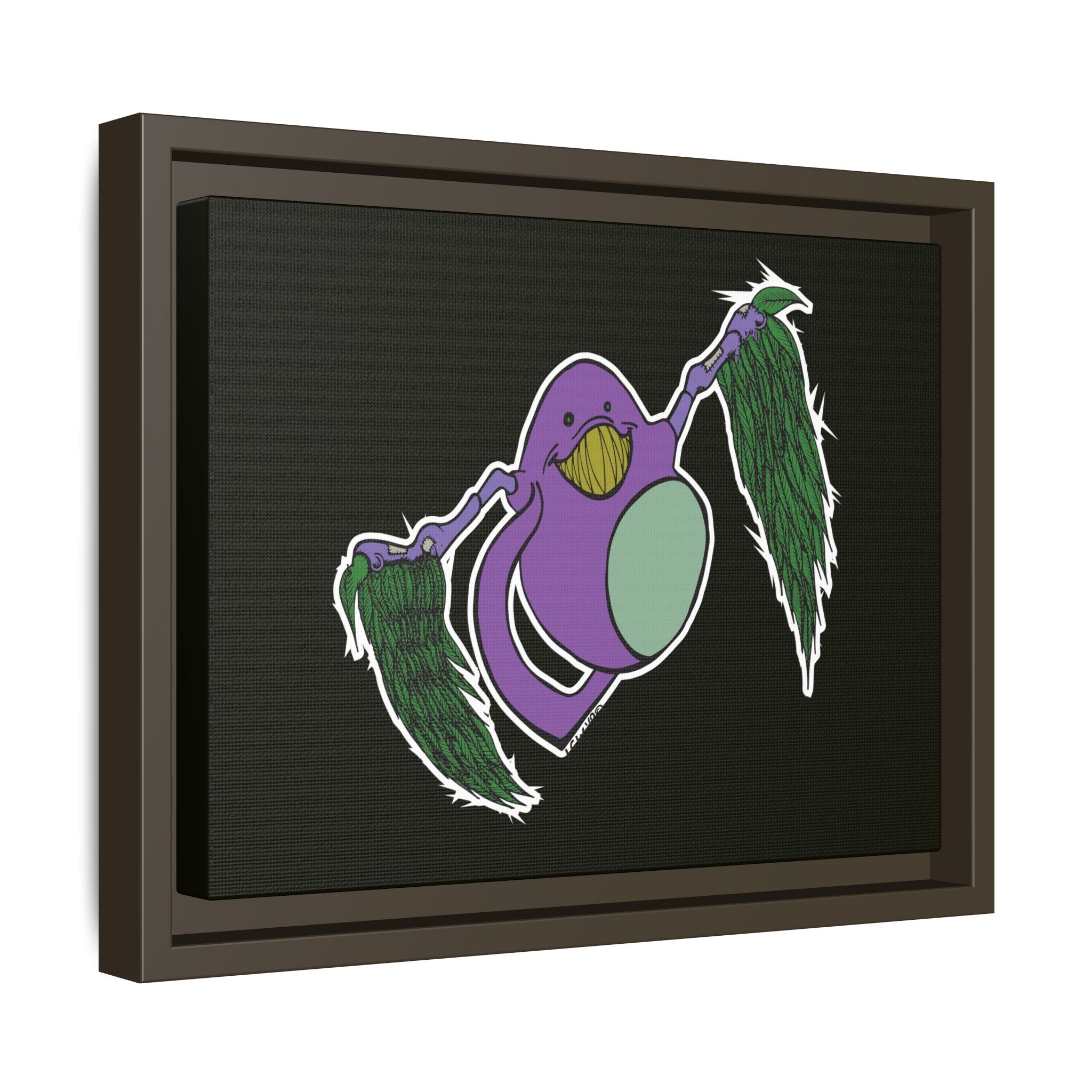 "Fly Guy" Framed Matte Canvas Art —By Larry White