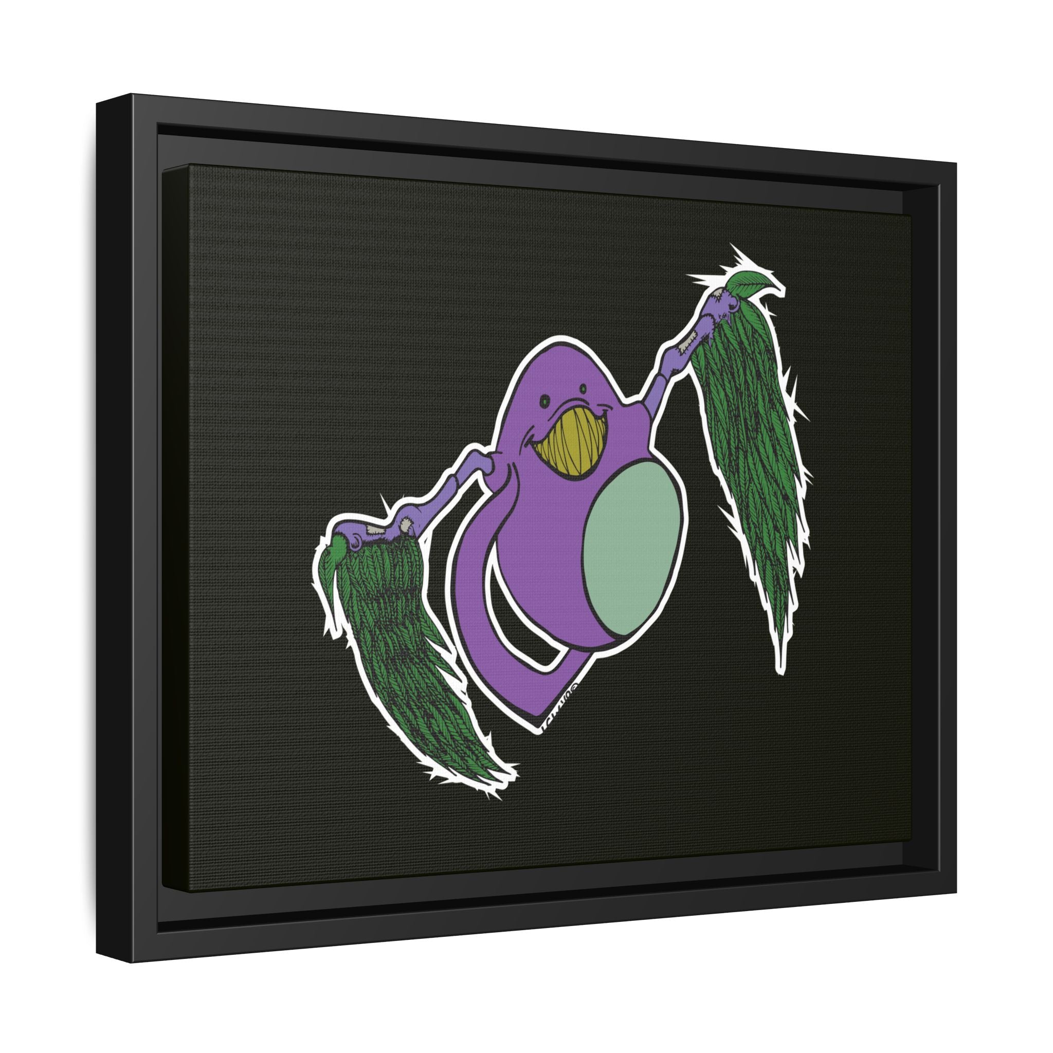 "Fly Guy" Framed Matte Canvas Art —By Larry White