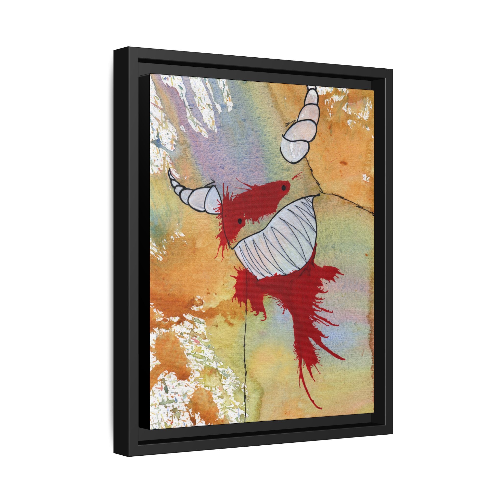 M is for Monster Canvas Print — By Larry White