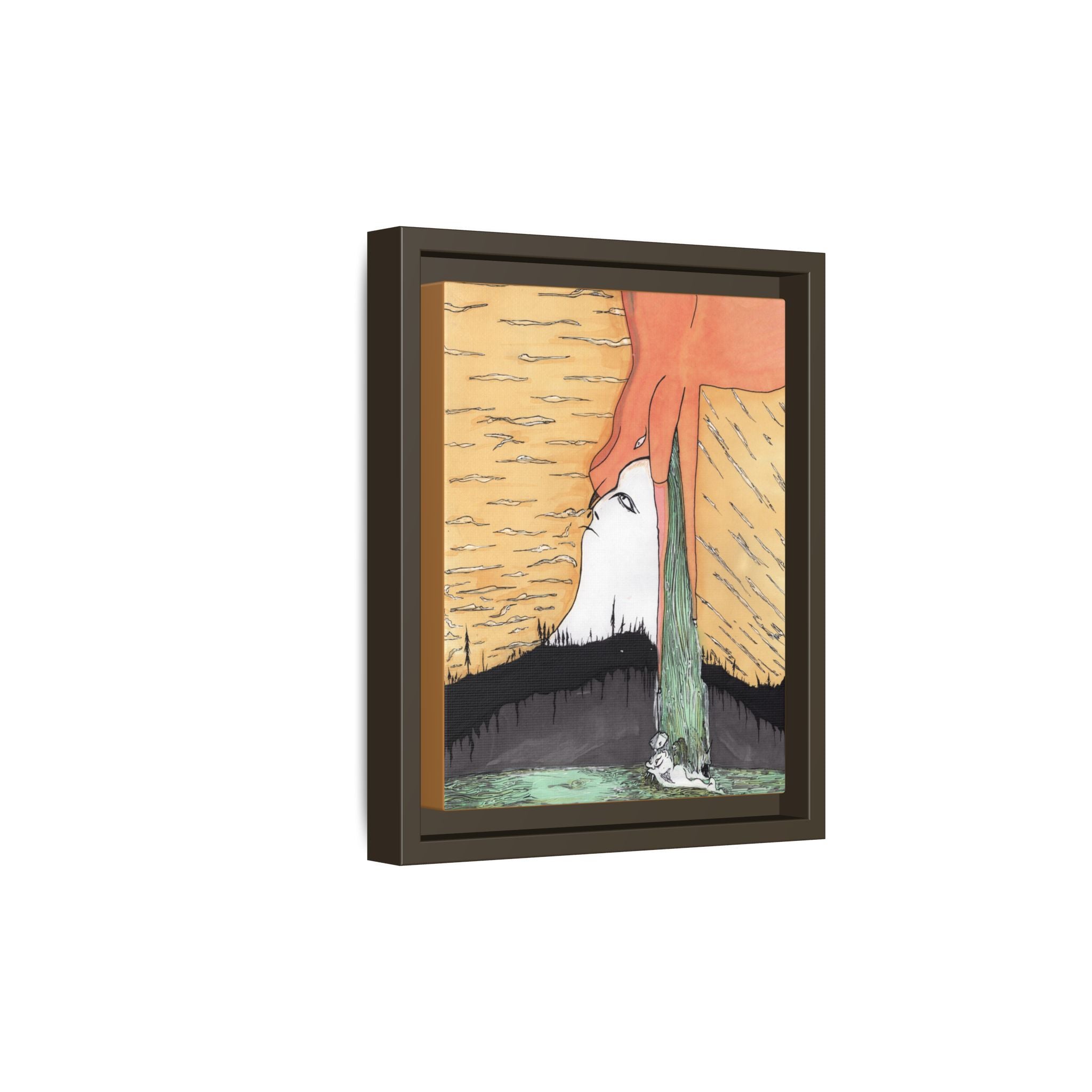 Surreal Sunrise Matte Canvas Print By Larry White