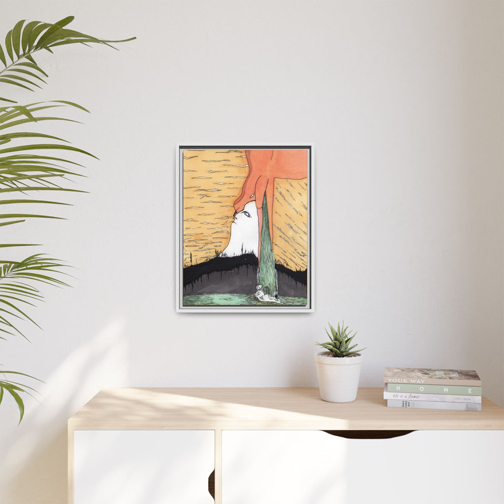 Surreal Sunrise Matte Canvas Print By Larry White