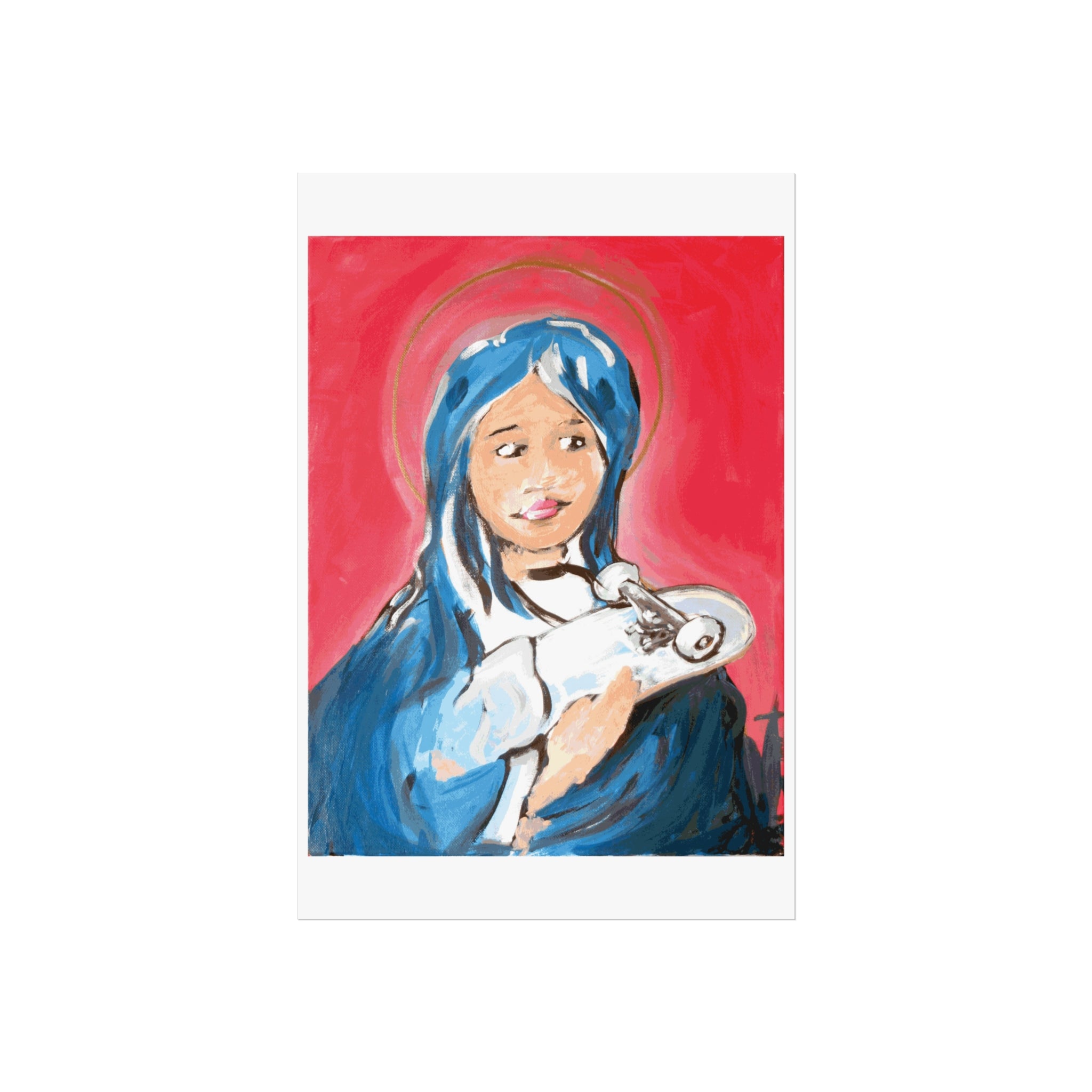 Immaculate Skateboard Faith Fine Art Poster
